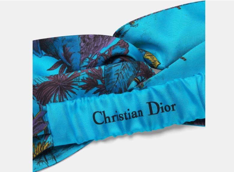 Dior o1w1db10425 34JOU15 Size: OS / Silk Band in Multicolor Size ONE SIZE - 2 Thumbnail
