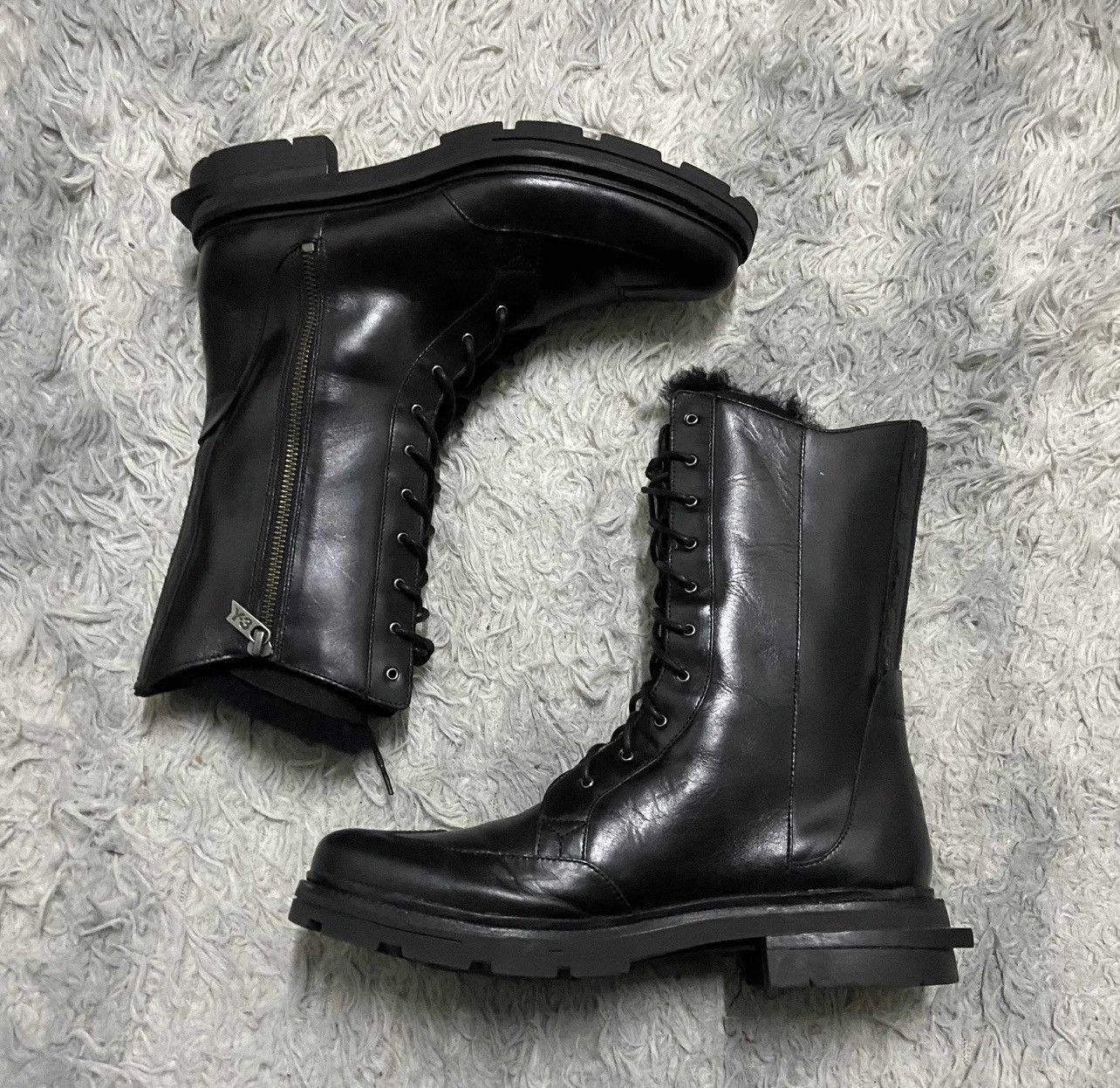 Yohji Yamamoto Y-3 YOHJI YAMAMOTO-BOOTS-FURR Size US 7 / EU 40 - 10 Thumbnail