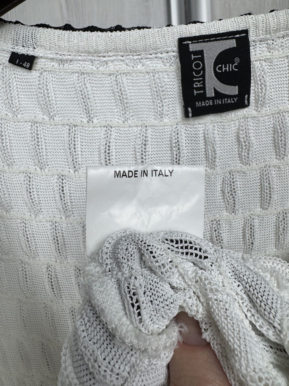 If Six Was Nine Tricot Chic avant garde y2k button down cardigan top blouse Size XL / US 12-14 / IT 48-50 - 12 Thumbnail