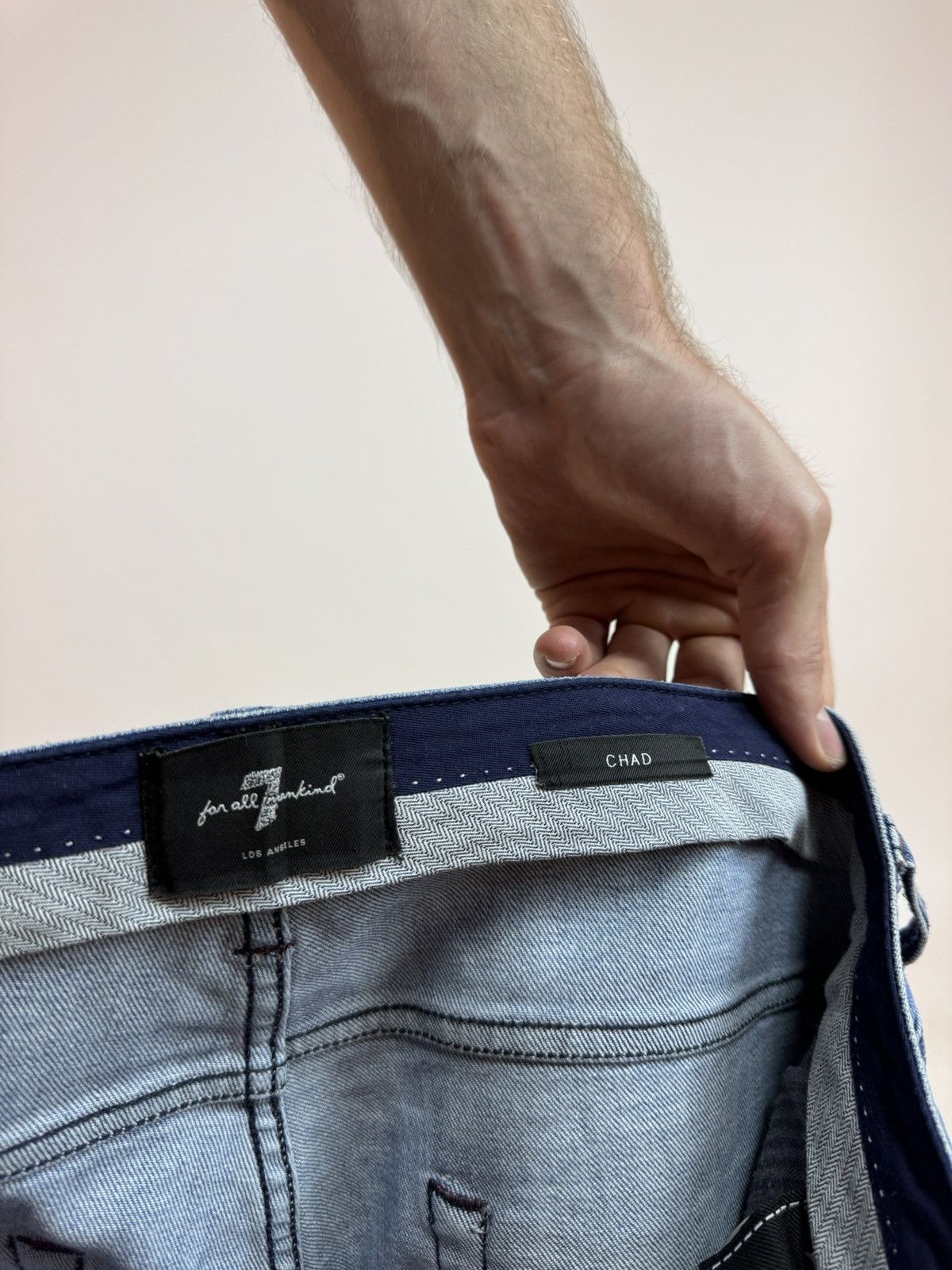 7 For All Mankind 7 For All Mankind Chad Mens Blue Jeans Los Angeles size 32 Size US 32 / EU 48 - 13 Thumbnail