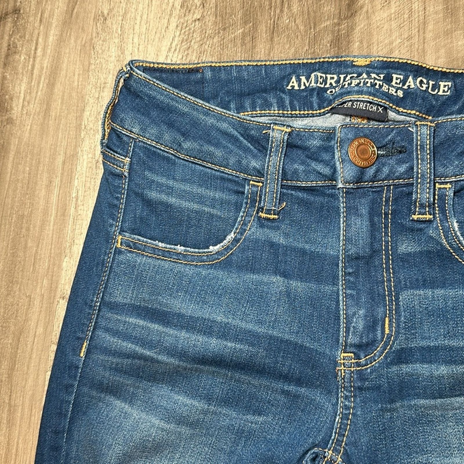 American Eagle Outfitters American Eagle Super Stretch X Jegging Jeans - 2 Size 26" / US 2 / IT 38 - 5 Thumbnail