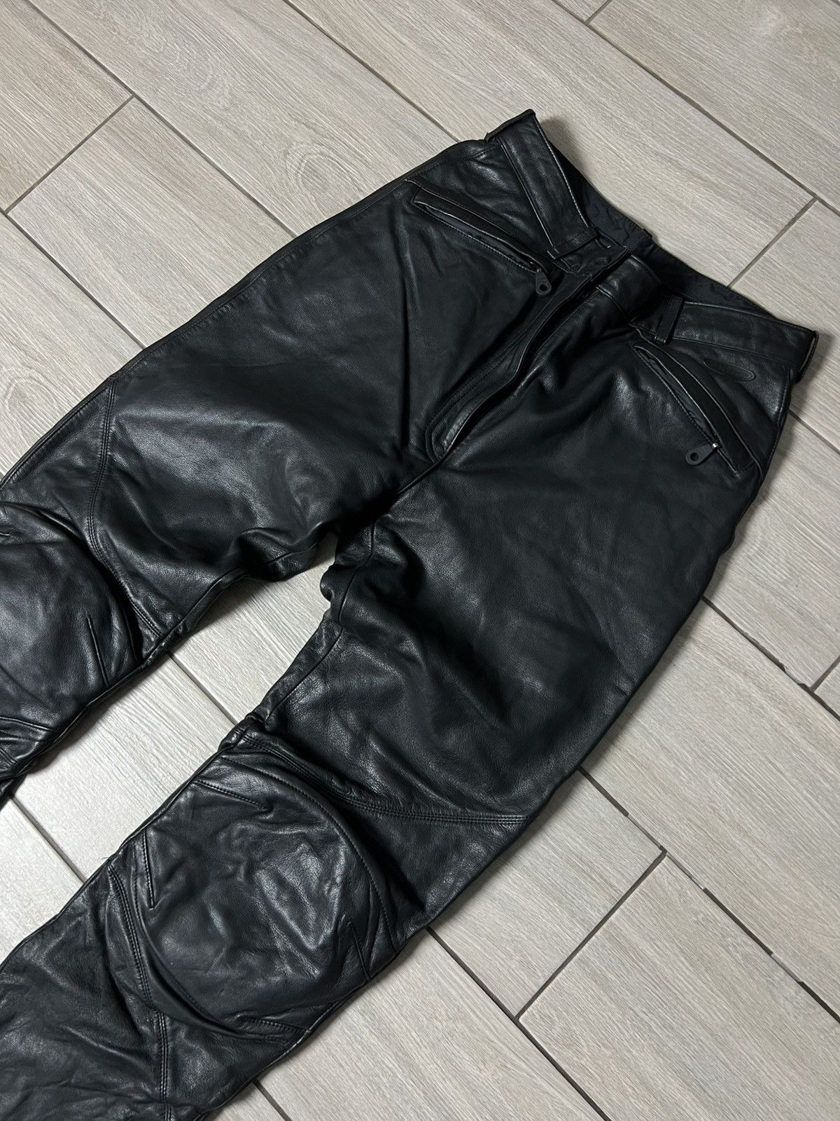 Harley Davidson Vintage Harley Davidson Leather Pants Racing Moto Size 40" / US 18 - 4 Thumbnail