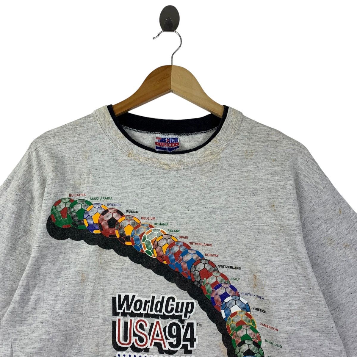 Vintage Vintage 1994 FIFA World Cup USA T-Shirt Size US L / EU 52-54 / 3 - 5 Thumbnail