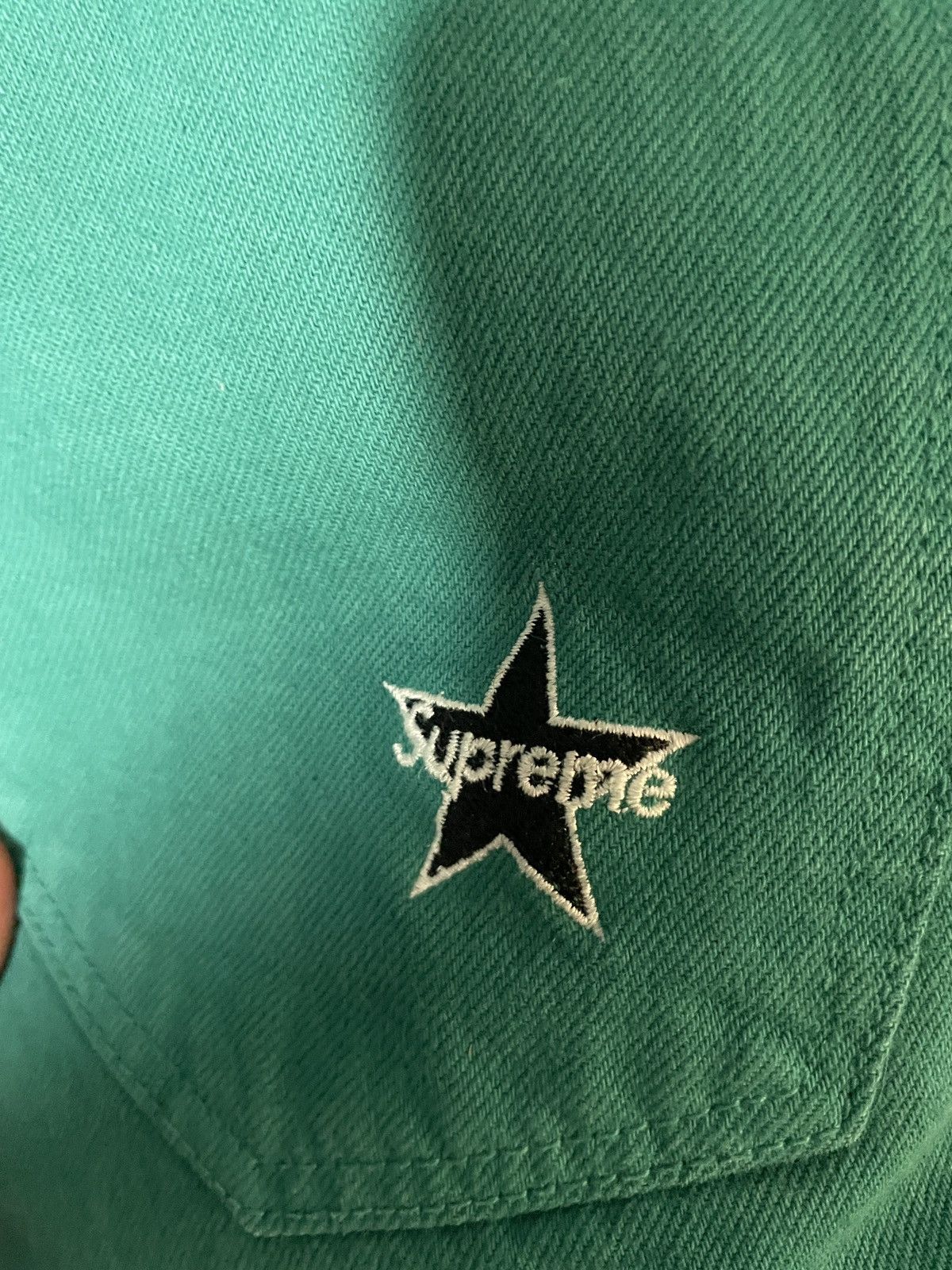 Supreme Teal Supreme Jeans Size US 32 / EU 48 - 3 Thumbnail