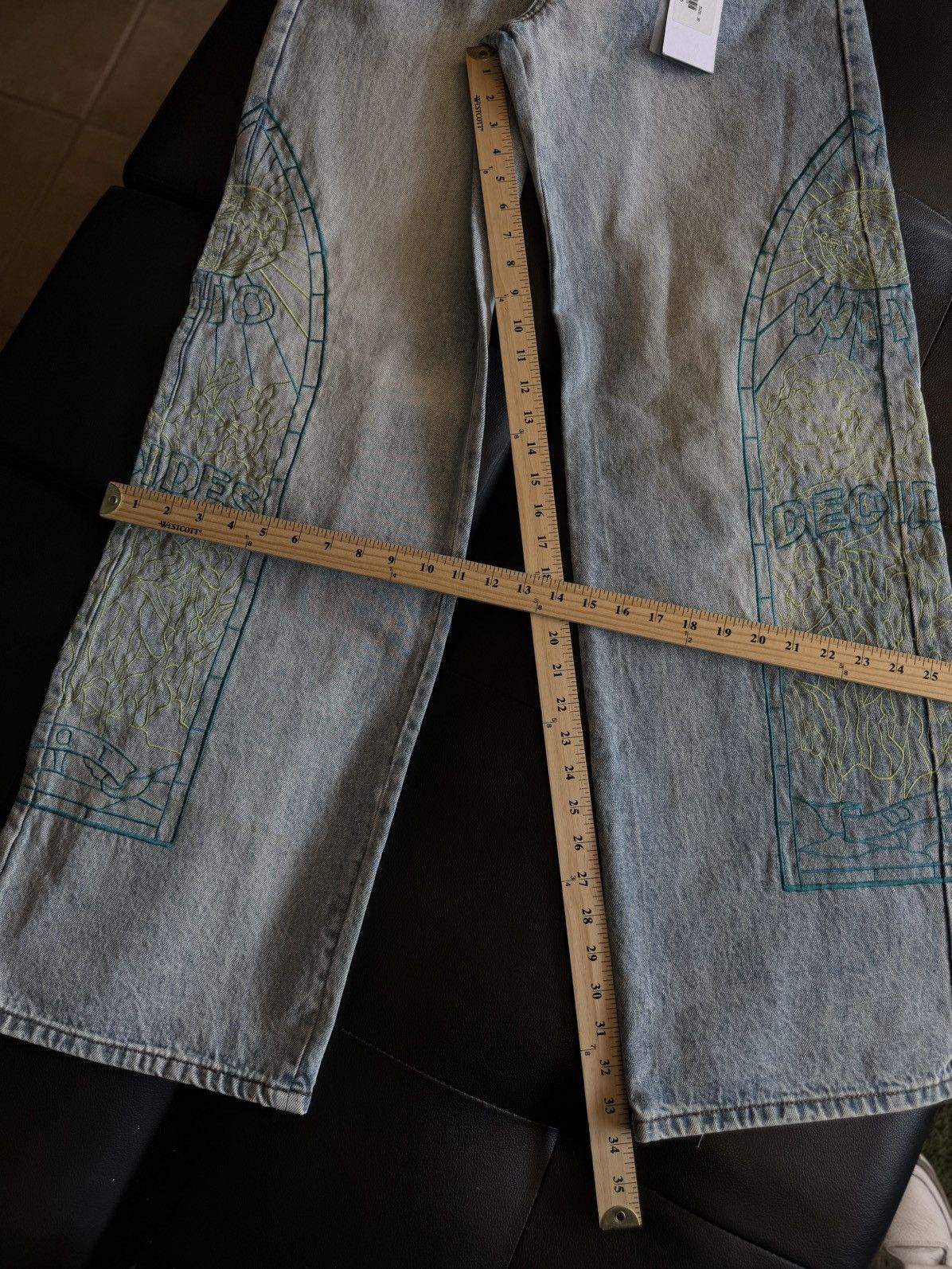 Who Decides War Who Decides War Virtuous Wide Leg Denim Jeans Size 30 Size US 30 / EU 46 - 16 Thumbnail