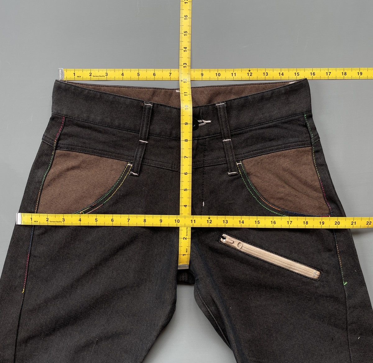 Japanese Brand Unbrand Straight Jeans (P121) Size US 31 - 14 Thumbnail