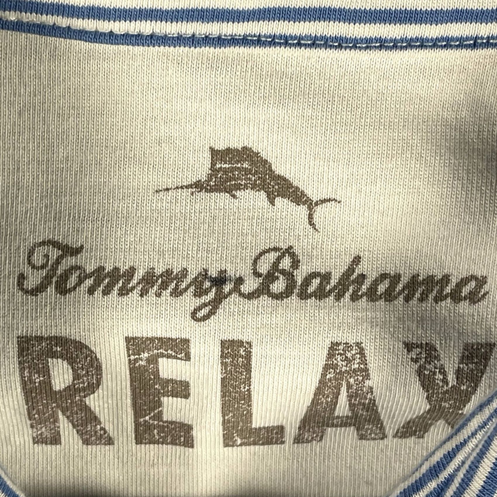 Tommy Bahama Tommy Bahama Relax Polo Shirt XL Short Sleeve Multicolor Striped Beach Preppy Mens Polo Shirt Size US XL / EU 56 / 4 - 4 Thumbnail