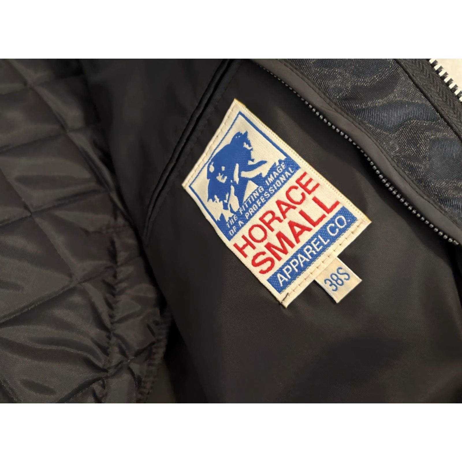 Vintage VINTAGE Horace Small Black Bomber Jacket Coat Made in USA Mens 38S Regular Short Nylon Solid 38 Black Bomber Mens US Size US XXS / EU 40 - 3 Thumbnail