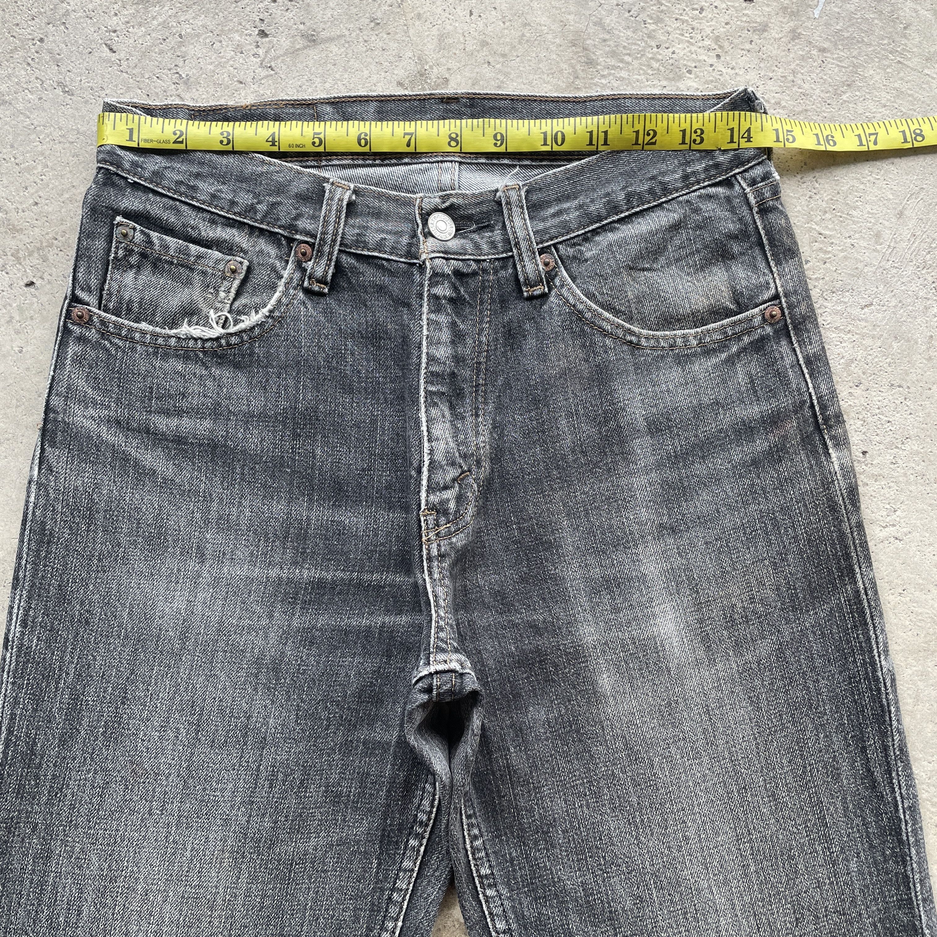 Levi's Vintage Clothing VINTAGE LEVI’S 533 JEANS FADED BLACK DENIM PANTS W29 Size US 29 - 5 Thumbnail