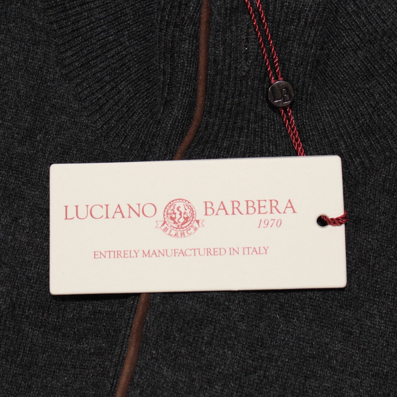 Luciano Barbera Luciano Barbera Sweater Size US M in Gray Size US M / EU 48-50 / 2 - 2 Thumbnail