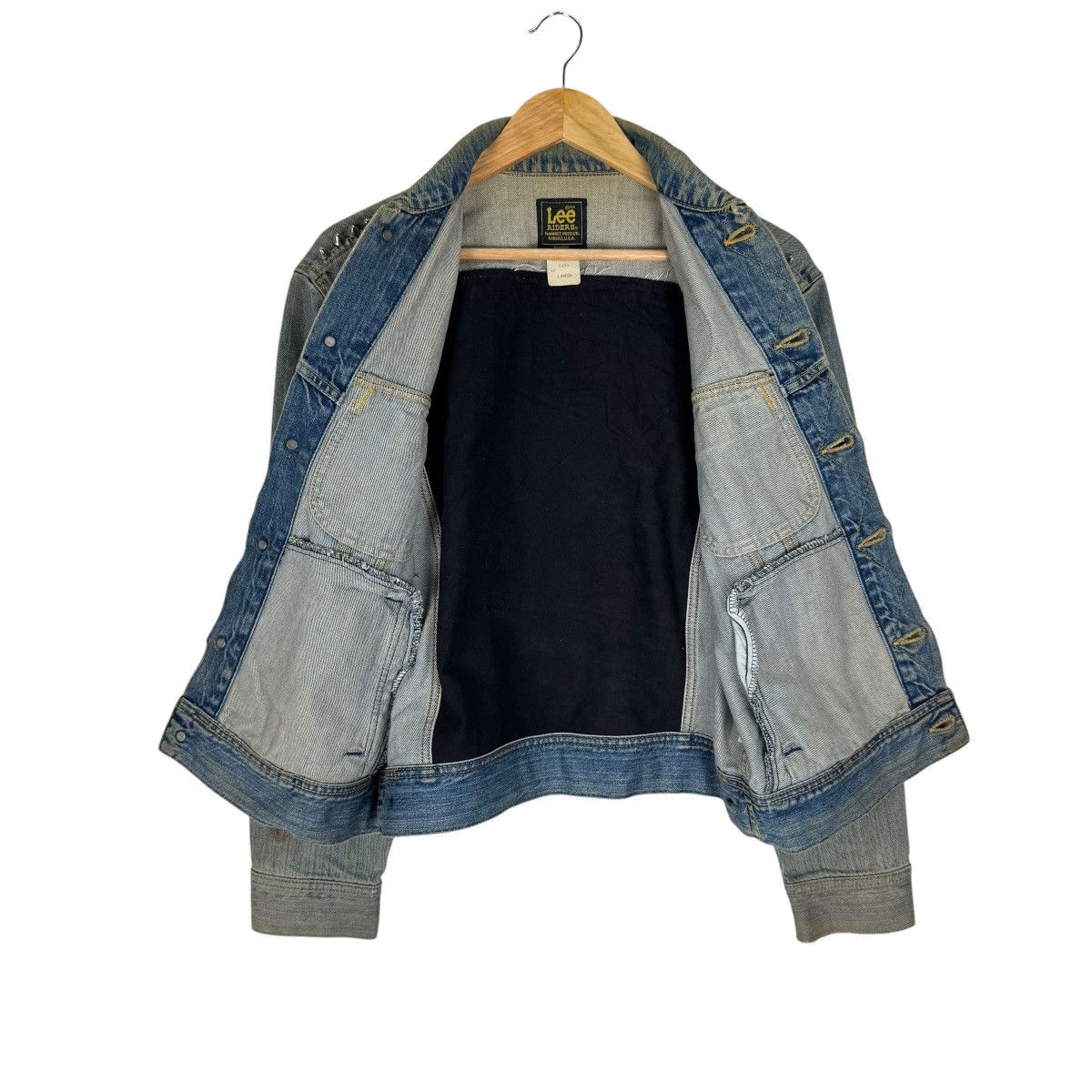 Lee ☀️LEE RIDERS CUSTOM RANCID DENIM JACKET Size US L / EU 52-54 / 3 - 14 Thumbnail