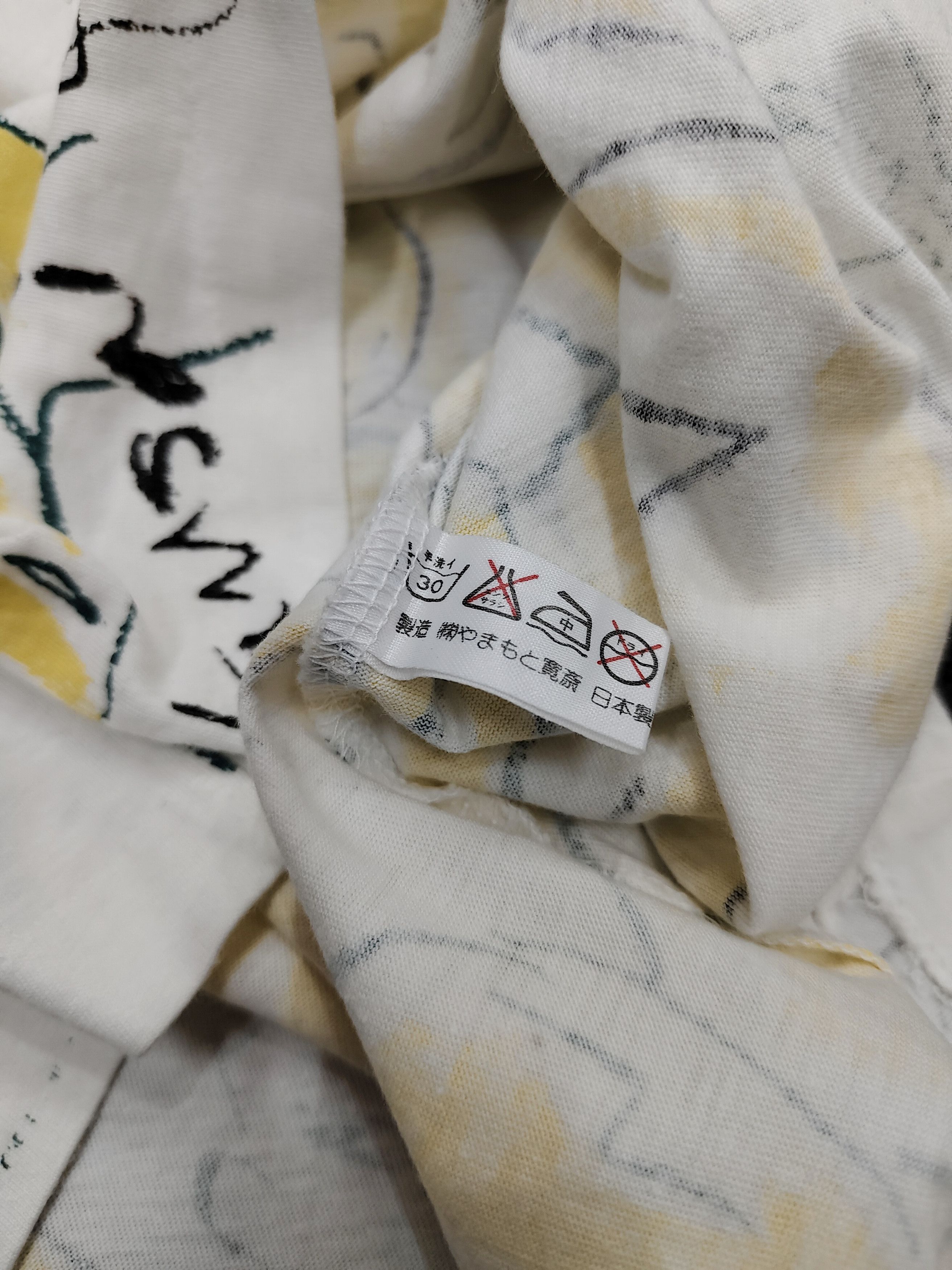 Kansai Yamamoto 90s Kansai MAN- AOP Abstract Human Figure Sketch Graphic Tee Size US M / EU 48-50 / 2 - 6 Thumbnail