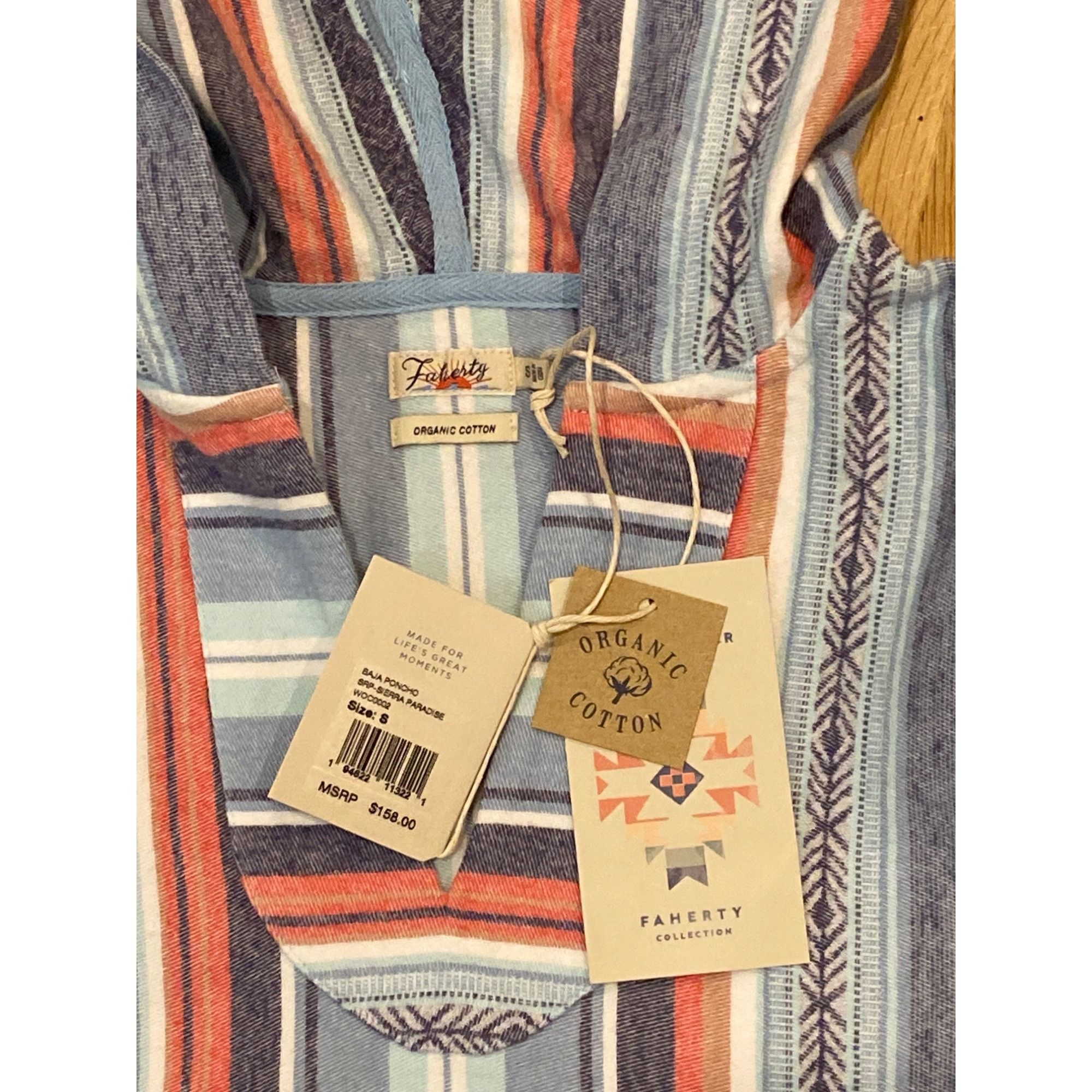 Faherty NWT Faherty Baja Sierra Paradise Hooded Pullover Top Tunic W Size S / US 4 / IT 40 - 8 Thumbnail