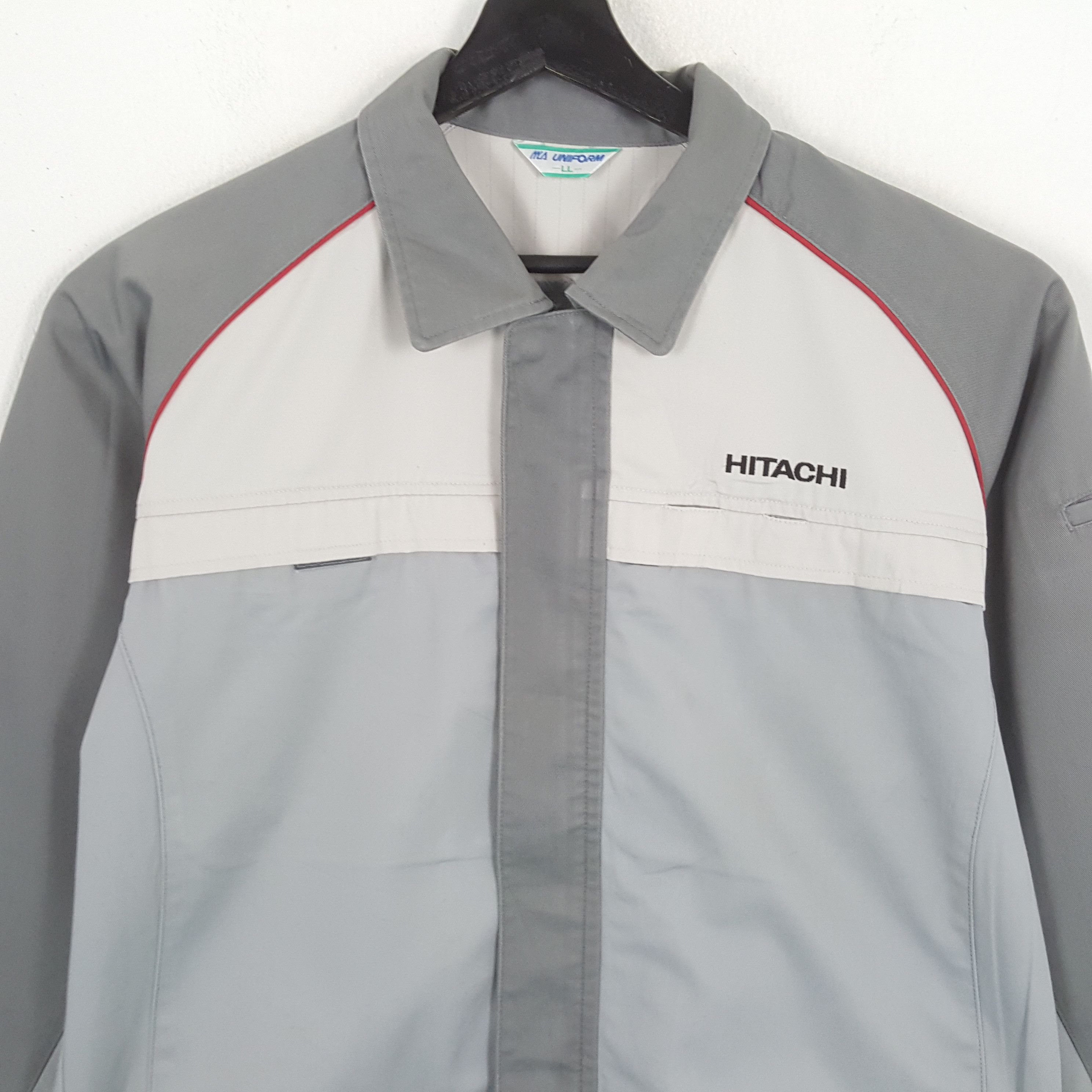Japanese Brand × Vintage HITACHI Japanese Electronic Brand Workwear Jacket Size US L / EU 52-54 / 3 - 2 Thumbnail