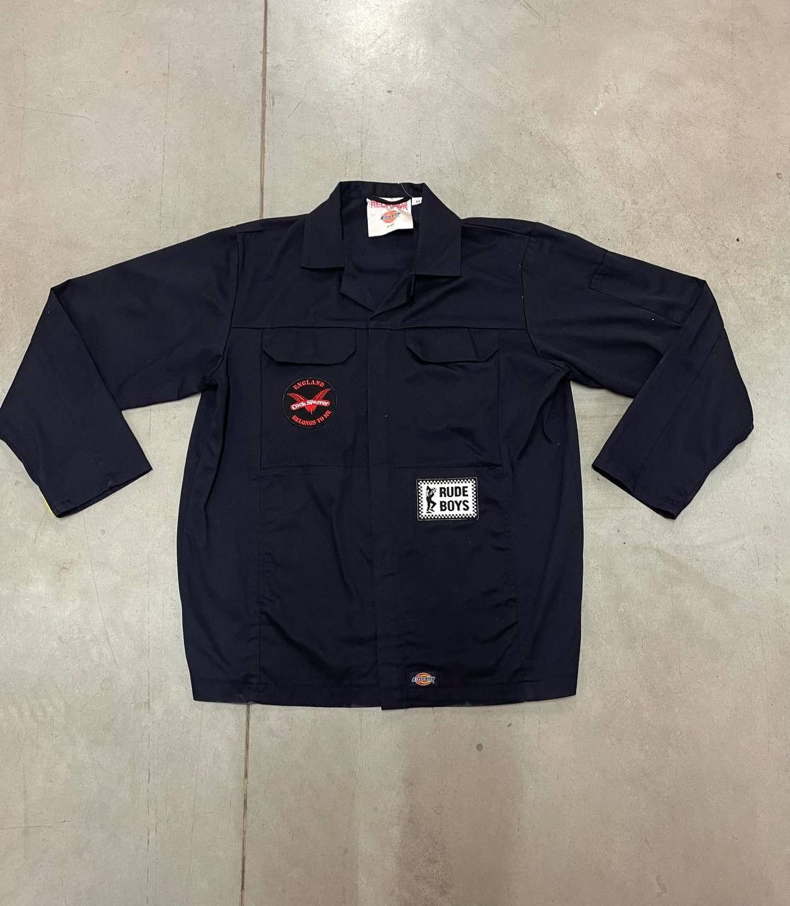 Dickies Vintage Dickies “RUDE BOYS” Workwear Jacket dickies jacket Size US M / EU 48-50 / 2 - 2 Thumbnail