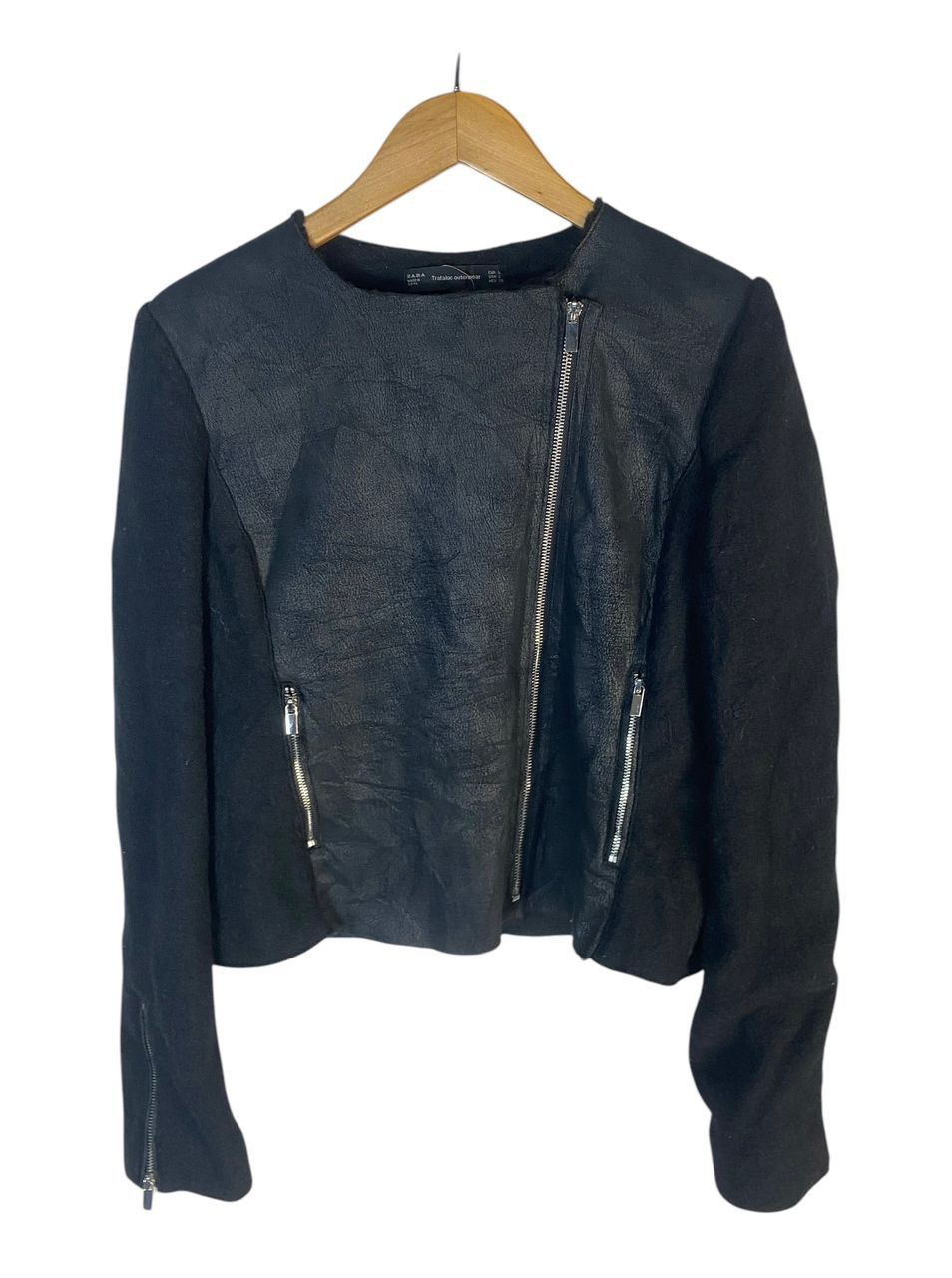 Zara Zara Trafaluc outwear croptop zipper jacket Size M / US 6-8 / IT 42-44 - 2 Thumbnail