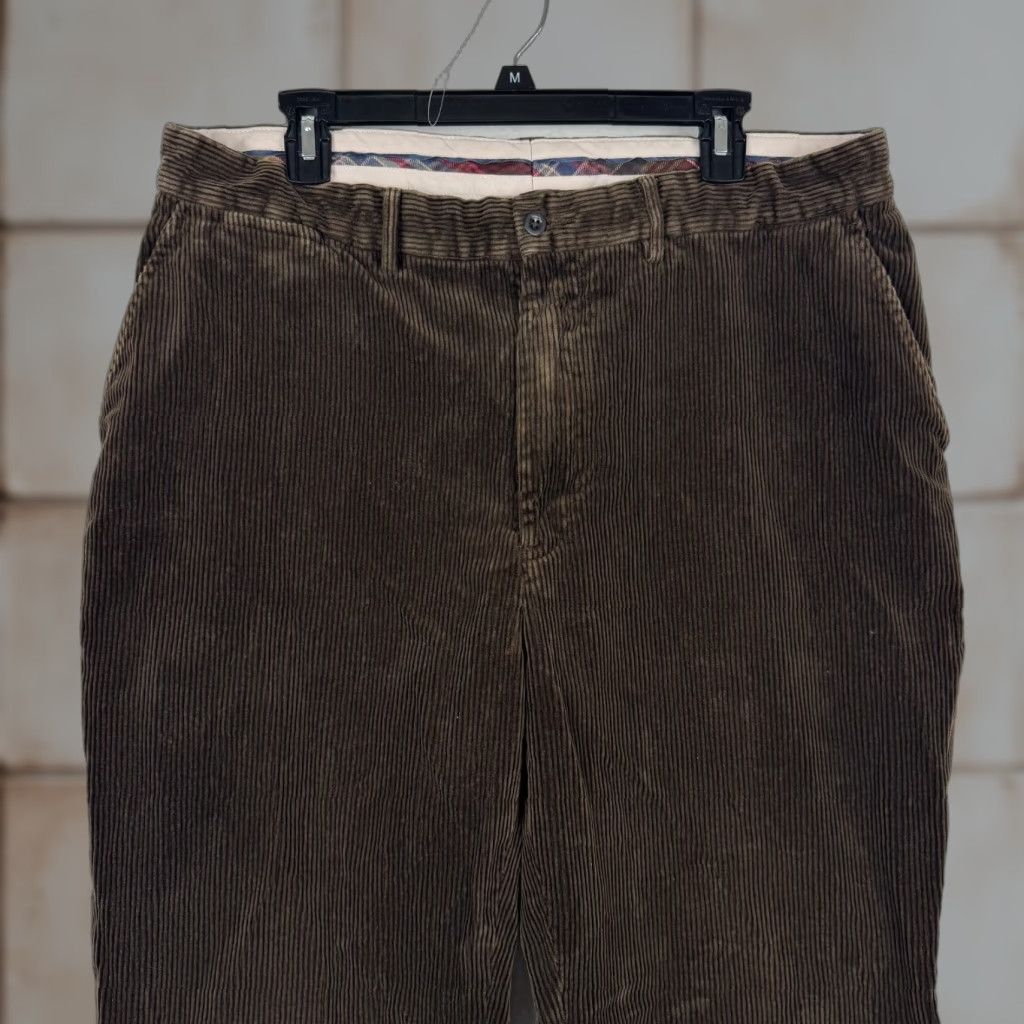 Polo Ralph Lauren VINTAGE Polo Ralph Lauren Pants Khakis Corduroy 38x30 Dark Brown Mens 38 Regular Inseam 30 Pockets Logo Standards Size US M / EU 48-50 / 2 - 1 Thumbnail