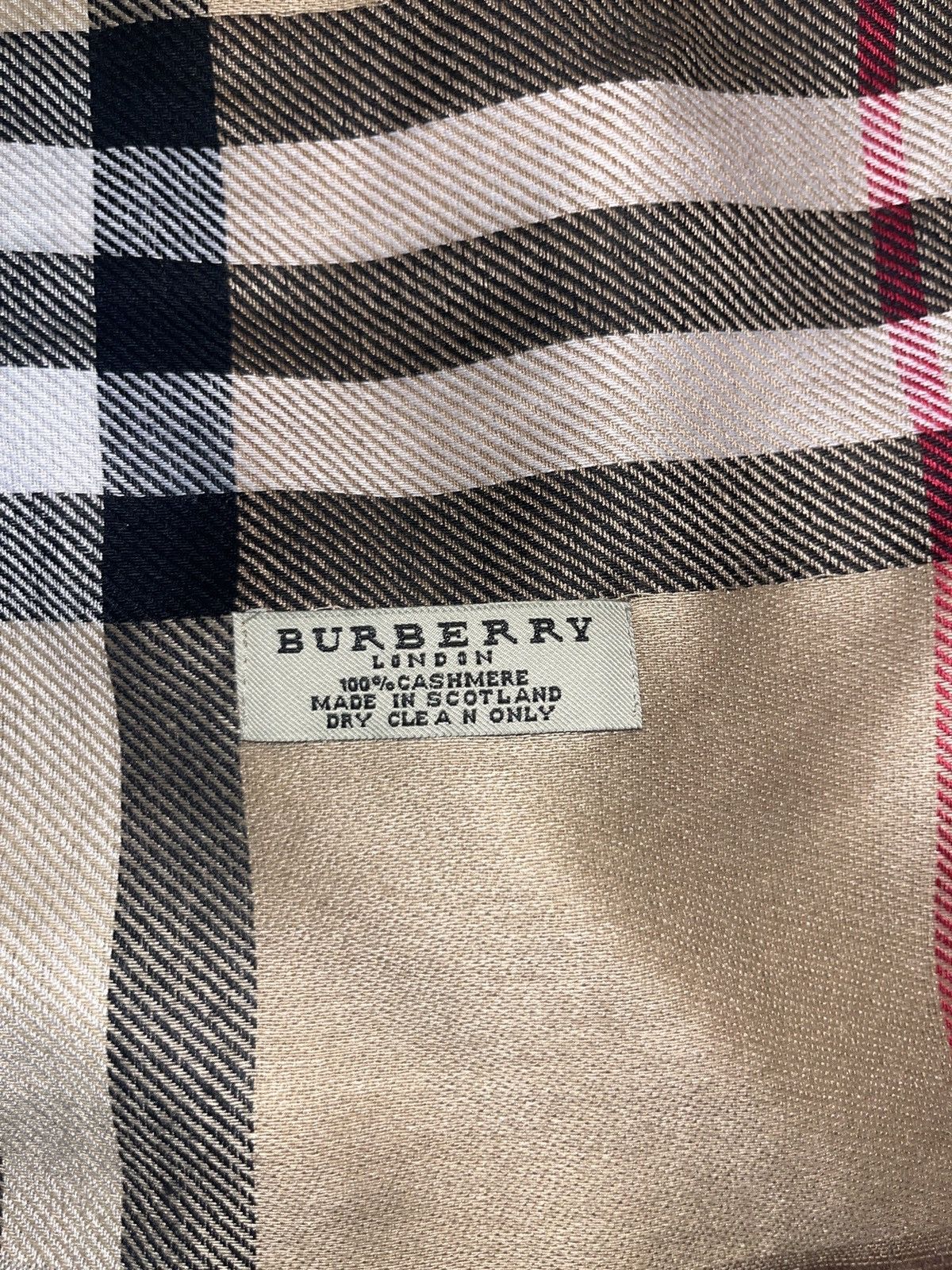 Burberry Burberry Cashmere Scarf Size ONE SIZE - 2 Thumbnail
