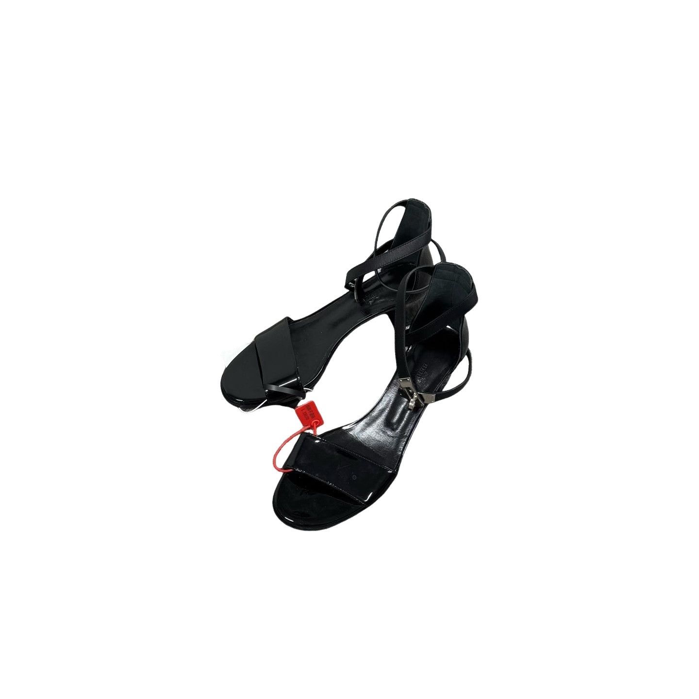 Hermes Hermes Patent Leather Block Heel Sandals 38 Size US 7 / IT 37 - 1 Thumbnail