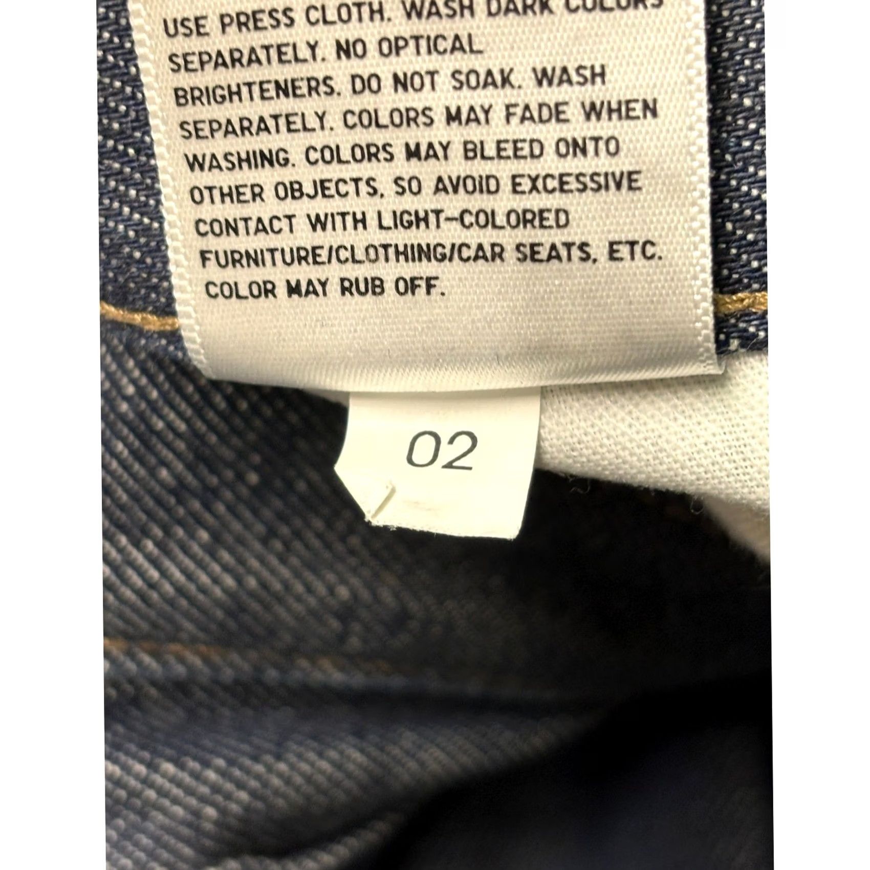 Uniqlo Uniqlo Jeans Indigo Dark Wash Selvedge Slim Fit 31x32 Mens Size US 31 - 6 Thumbnail