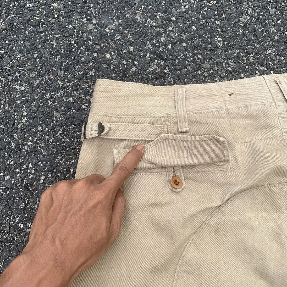 Polo Ralph Lauren RALPH LAUREN 36x33 Trousers Faded Distressed Pants Size US 36 / EU 52 - 16 Thumbnail