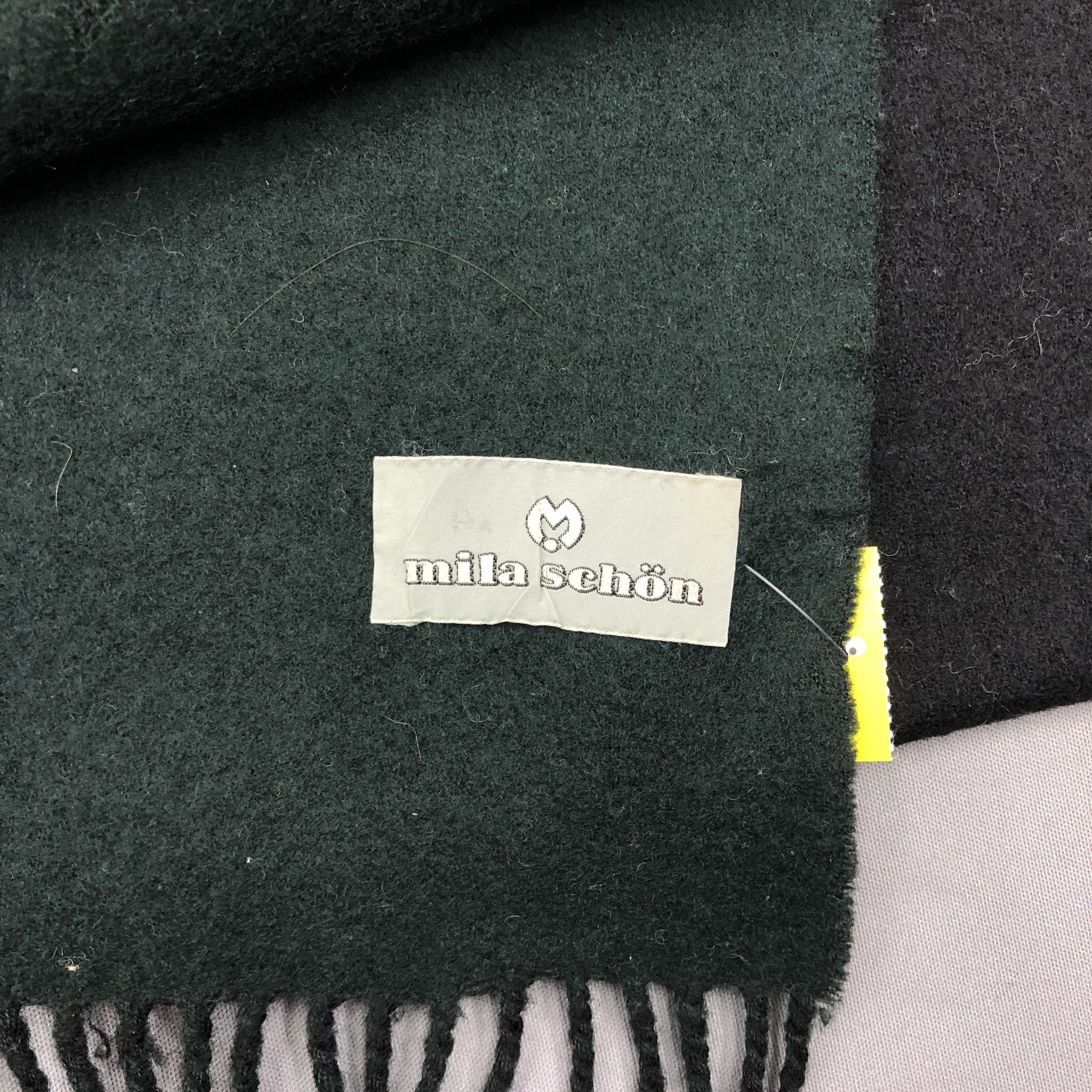 Mila Schon Vintage 5351 Homme Scarf Muffler Wool Winter Scarves Size ONE SIZE - 5 Thumbnail