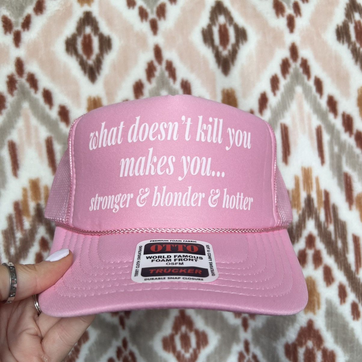 Otto Megan Moroney western country Cowgirl trucker hat Size ONE SIZE - 1 Thumbnail