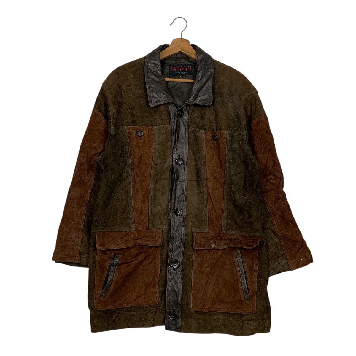 Japanese Brand Japanese Brand Takachi Suede Leather Jacket Size US M / EU 48-50 / 2 - 1 Thumbnail