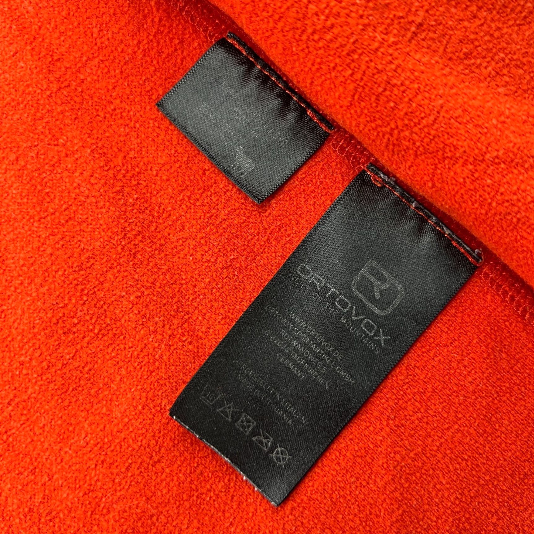 ORTOVOX Ortovox Jacket Mens Large Merino Inside Full Zip Orange Hooded Softshell Track Jacket Mens L Orange Merino Inside Full Zip Hooded Softshell Size US L / EU 52-54 / 3 - 7 Thumbnail