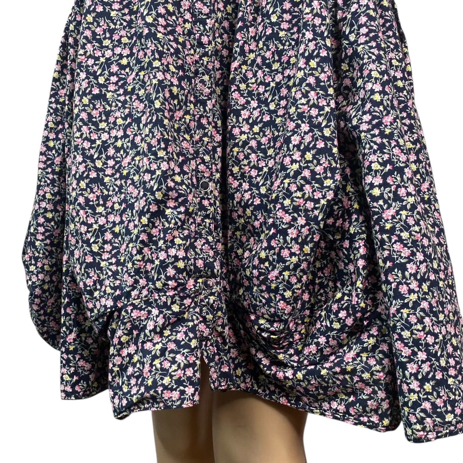 Anthropologie Anthropologie Maeve Alyssum Ditsy Floral Bustled Dress SZ 12 Size XL / US 12-14 / IT 48-50 - 6 Thumbnail