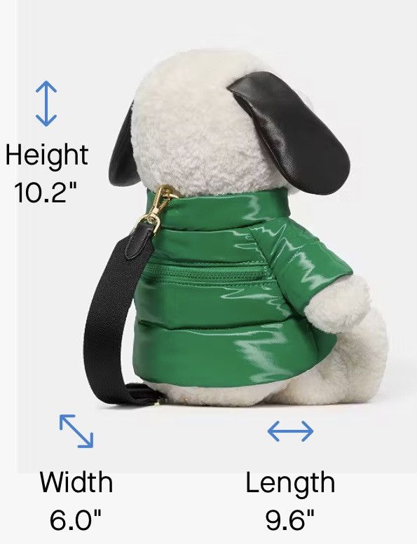 Kate Spade Kate Spade Peanuts X KSNY Snoopy 3D Dog Crossbody Size ONE SIZE - 3 Thumbnail