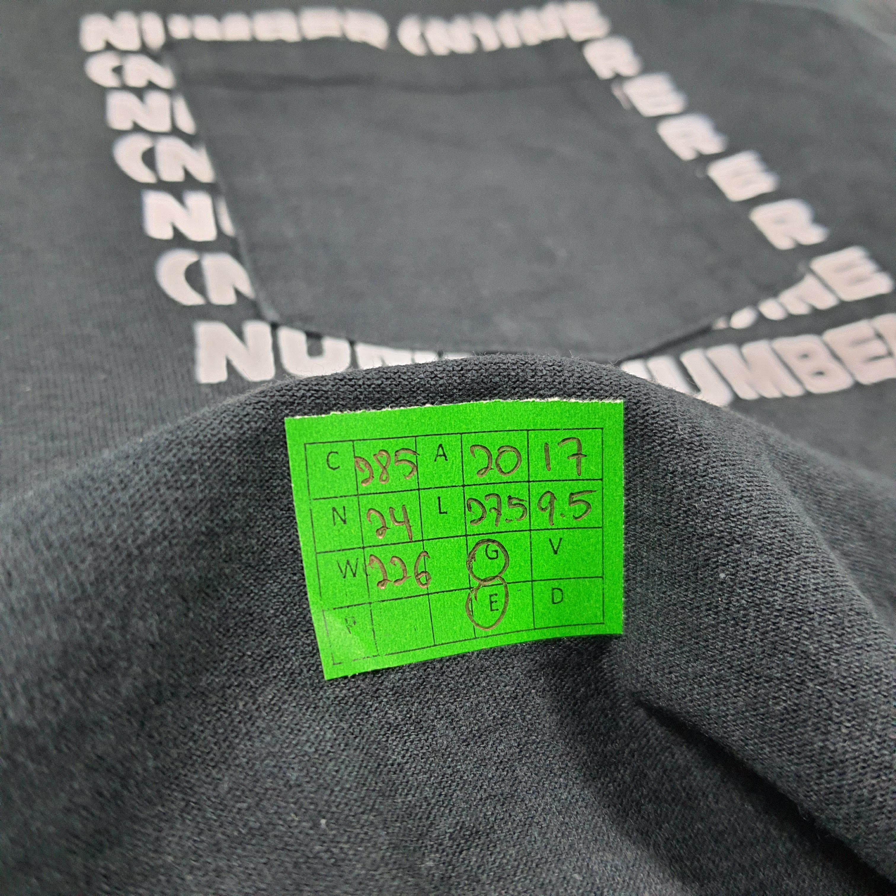 Number (N)ine Vintage Number Nine Denim Pocket Tees Tshirt C285N24 Size US M / EU 48-50 / 2 - 7 Thumbnail