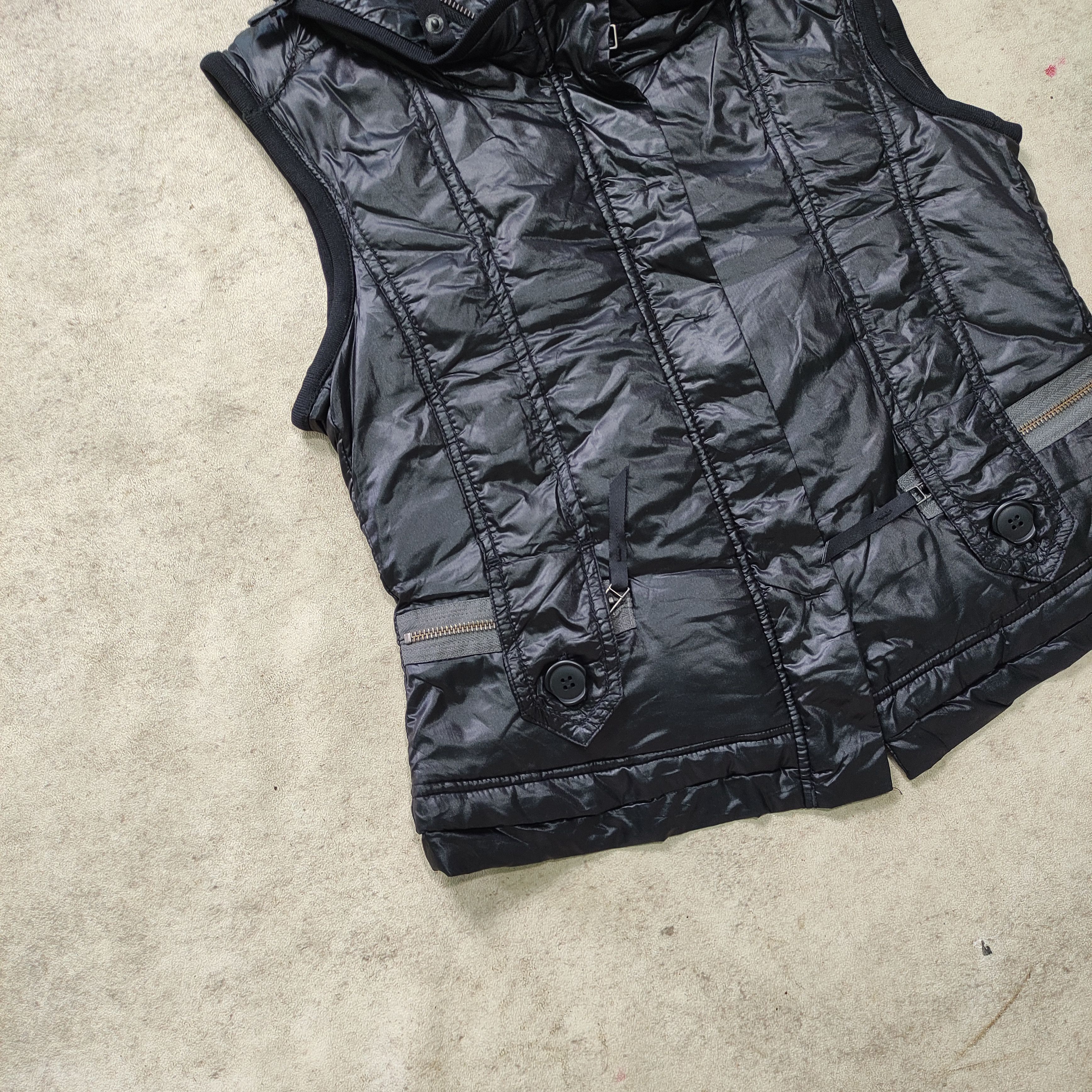 Le Grande Bleu (L.G.B.) Marithe Francois Girbaud puffer vest Bono 2000s Size US M / EU 48-50 / 2 - 9 Thumbnail