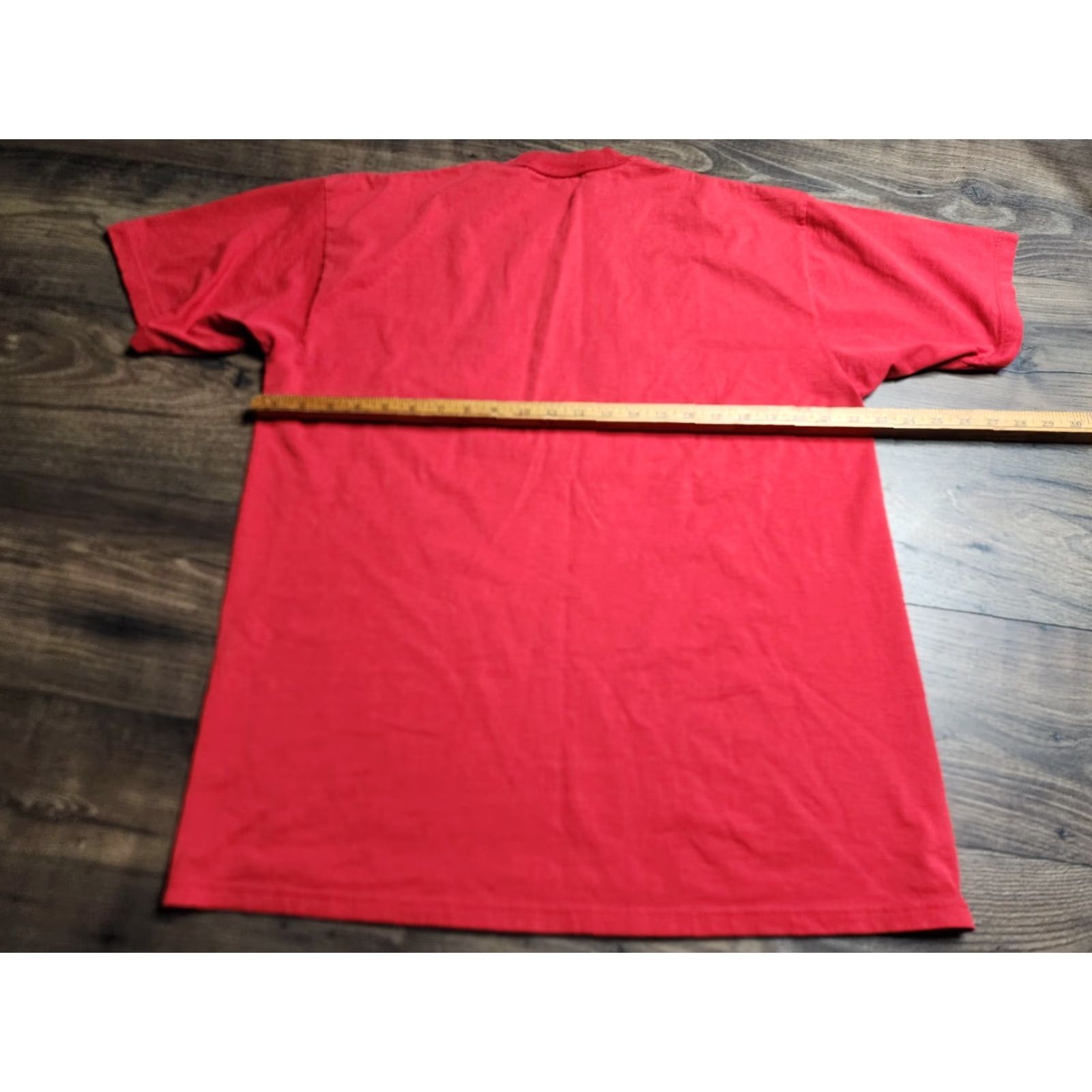 Jerzees VINTAGE Jerzees T-Shirt Mens XL Embroidered Daisy Collection Flower Nature Red 90s-1990s Shirt Size US XL / EU 56 / 4 - 2 Thumbnail