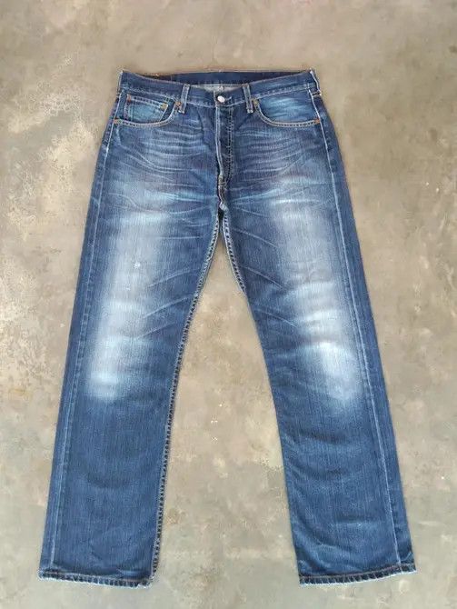 Levi's Vintage Levi's 501 Distressed Jeans 34x32 Size US 34 / EU 50 - 1 Thumbnail