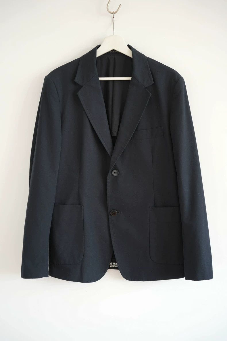 Yohji Yamamoto Yohji Yamamoto size 2 13ss dark plaid blazer 2502-Nextarro Size 36S - 1 Thumbnail