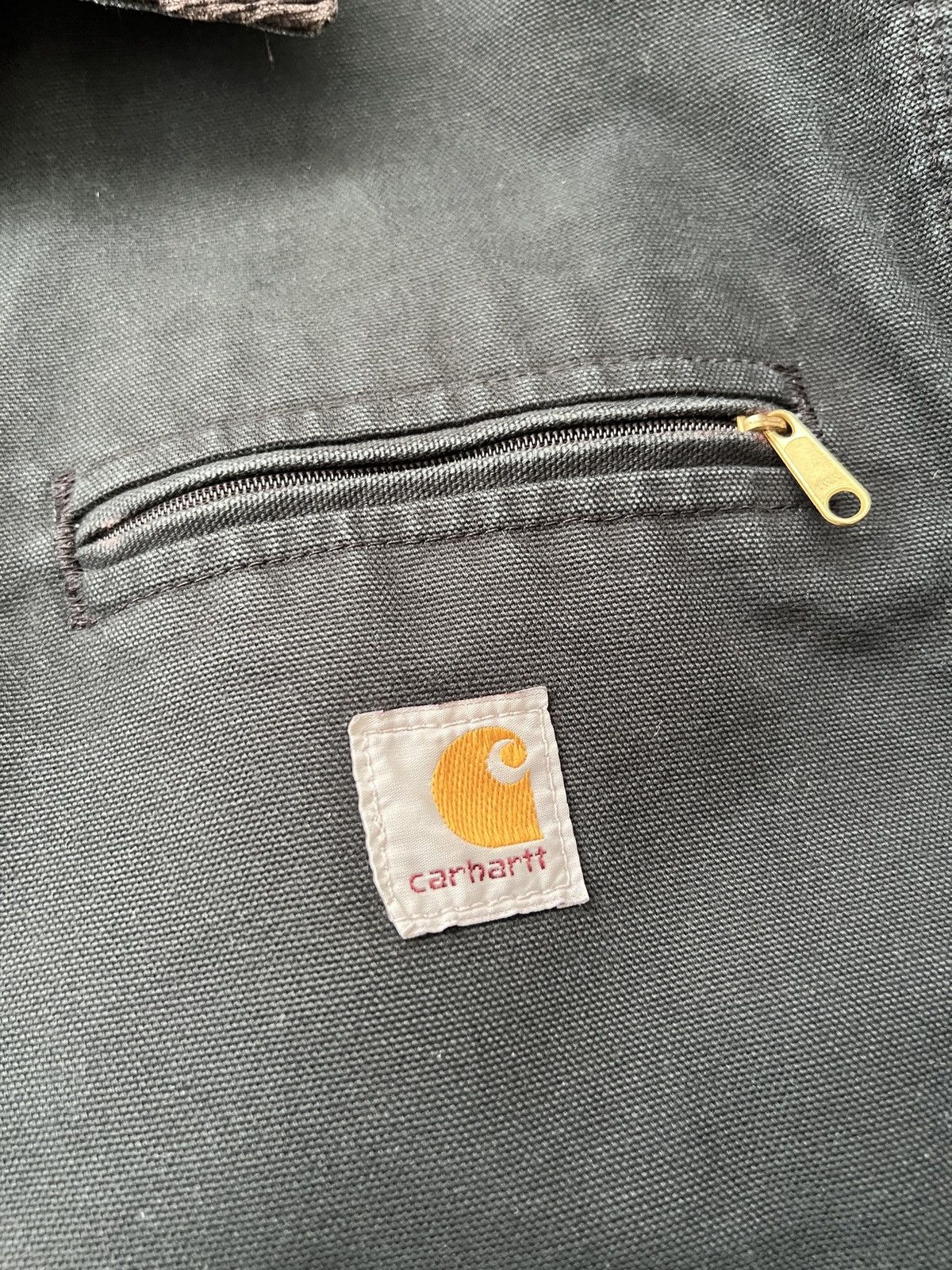 Carhartt Carhatt J01 Black Vintage Detroit Blanket Work Jacket 44 Size US M / EU 48-50 / 2 - 6 Thumbnail