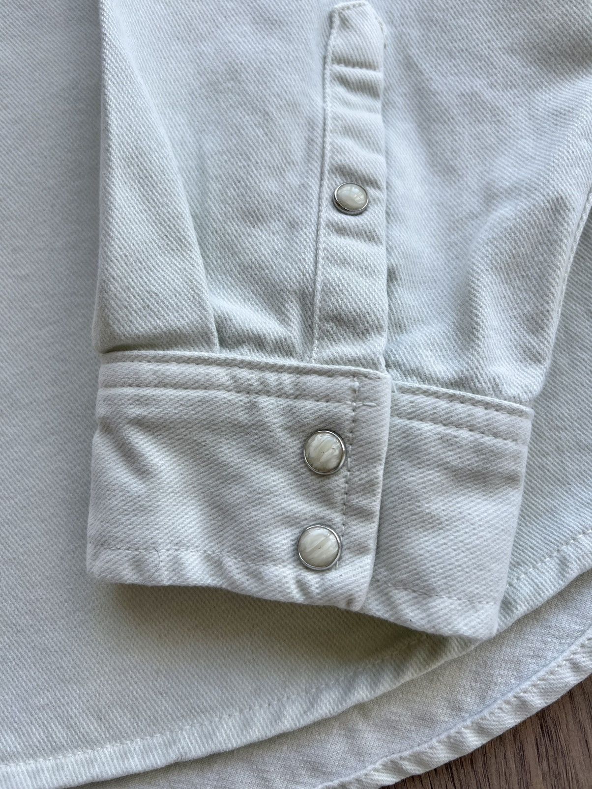 Stussy Stussy Western Denim Shirt “Cream” Medium Size US M / EU 48-50 / 2 - 7 Thumbnail