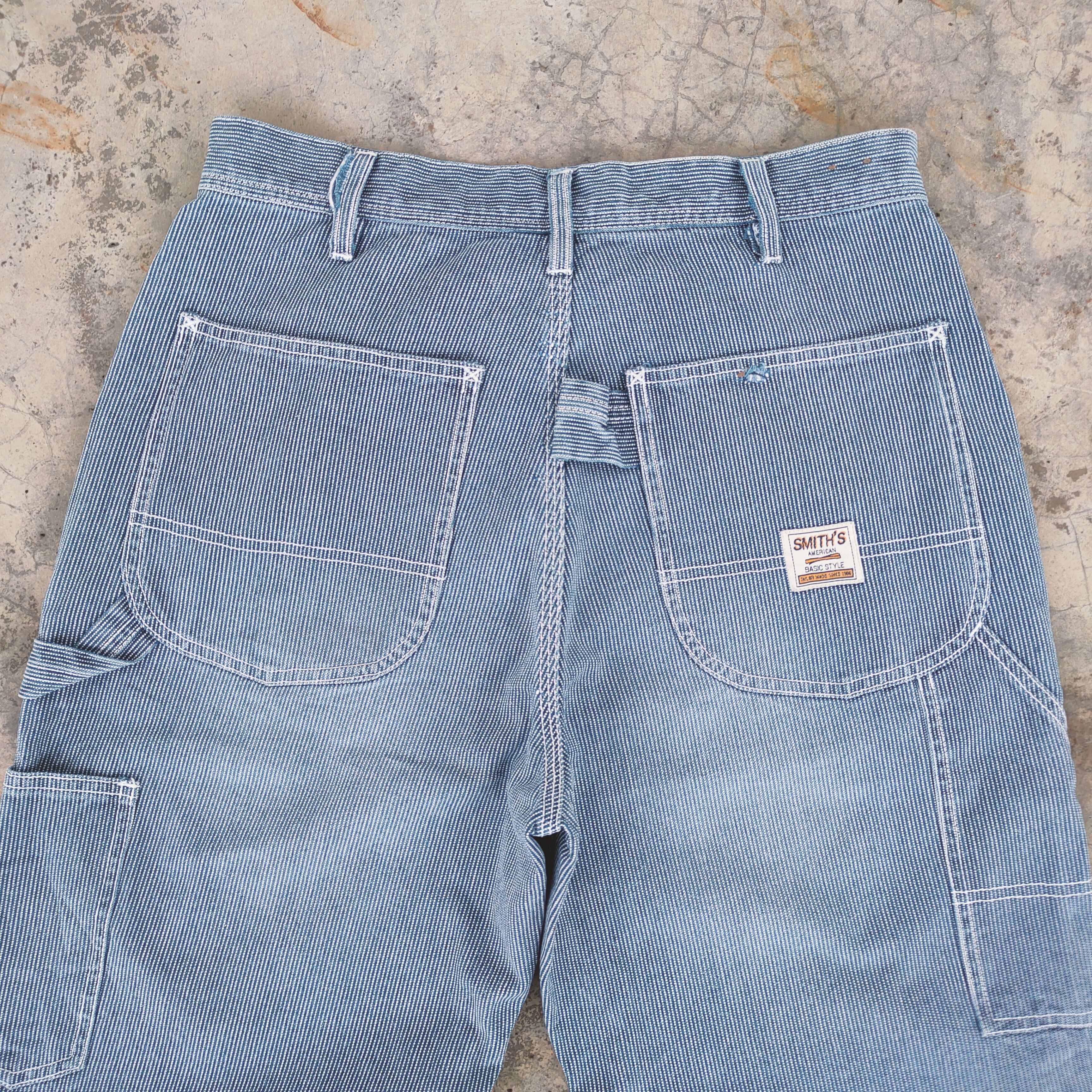 Smith's American VINTAGE SMITH AMERICAN HICKORY STRIPE CARGO PANTS Size US 30 / EU 46 - 11 Thumbnail