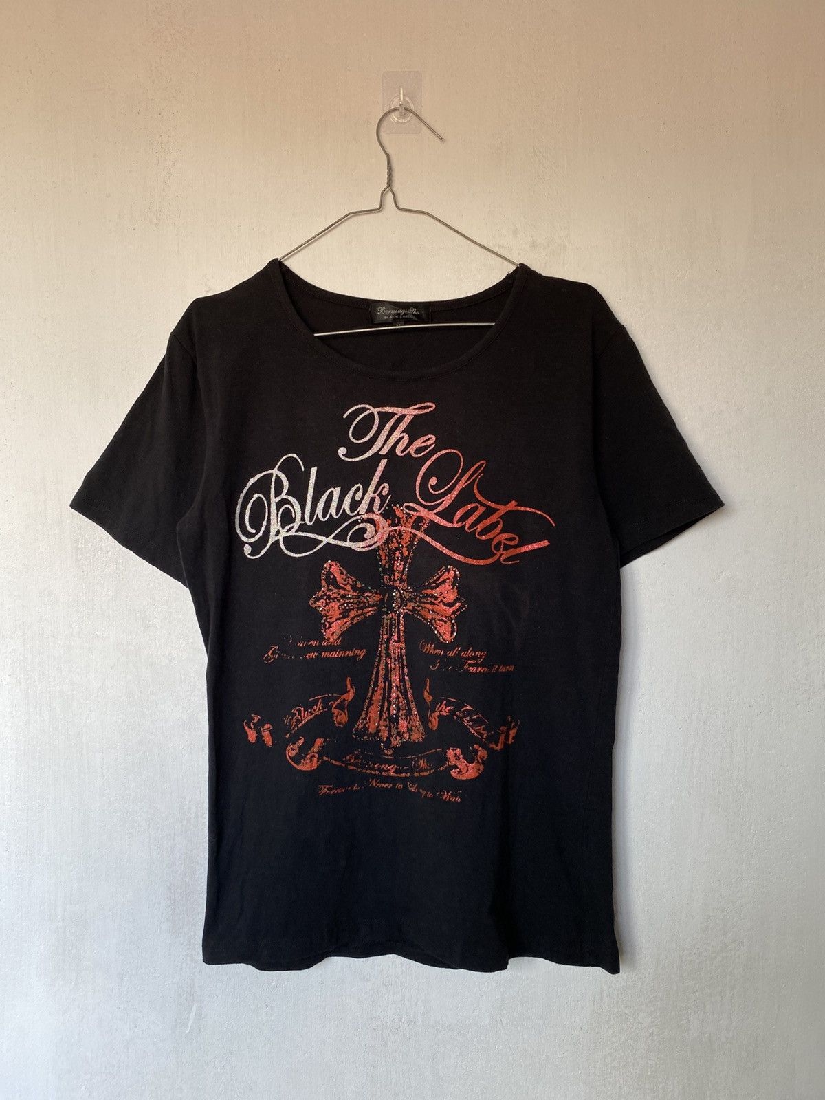 If Six Was Nine Bernings Sho Black Label Poem Tshirt Size US S / EU 44-46 / 1 - 1 Thumbnail