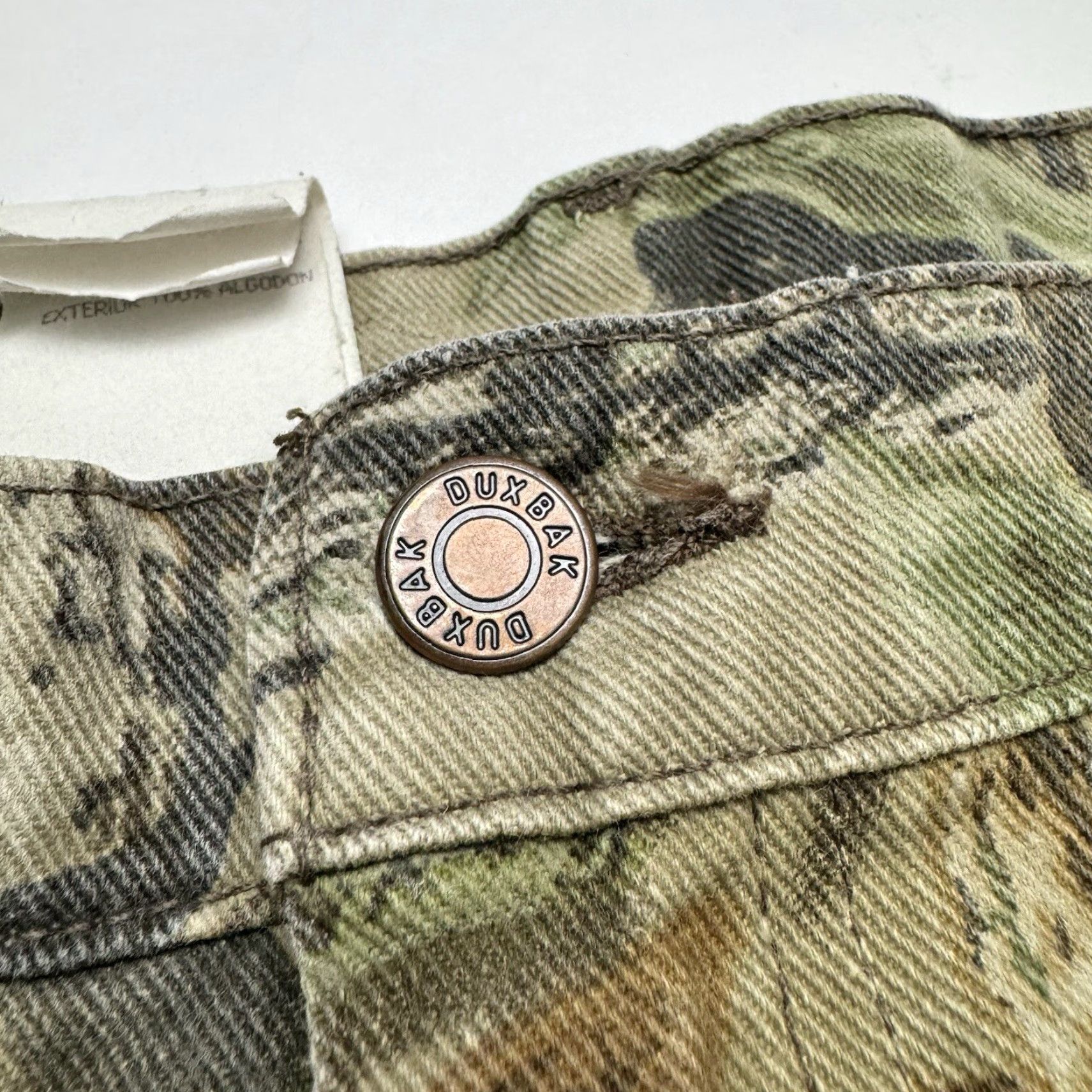 AMO VINTAGE Duxbak Real Tree Camo Pants Men's 40x32 Khakis Camouflage USA 80s Straight Inseam 32 Size US 40 / EU 56 - 3 Thumbnail