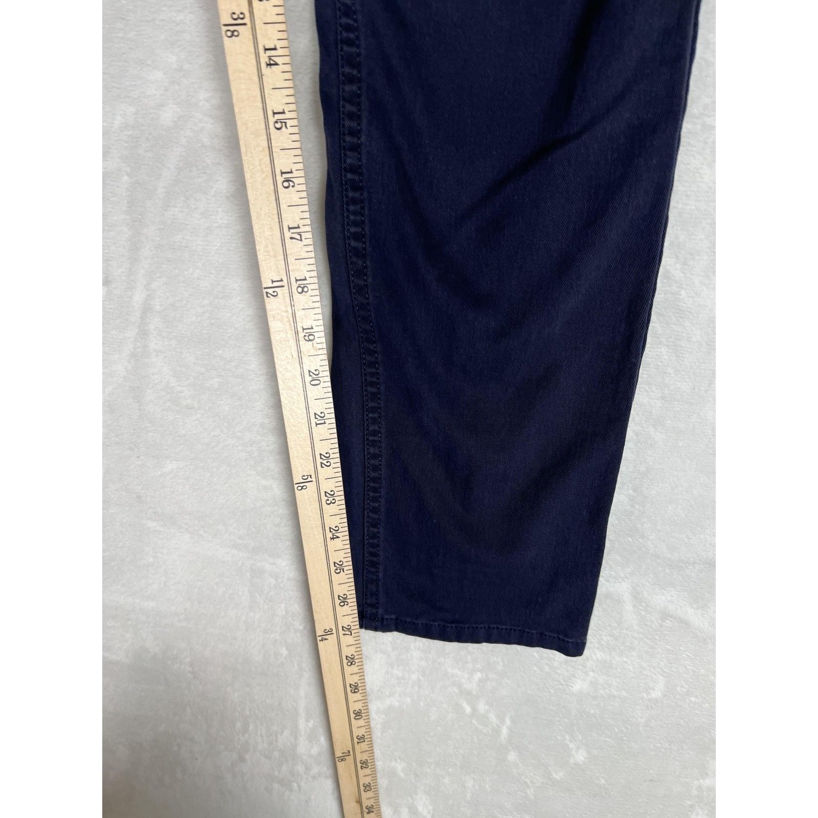 Levi's Levi's Jeans Mens 29x27 Blue Straight Fit Stretch Dark Wash Size US 29 - 2 Thumbnail