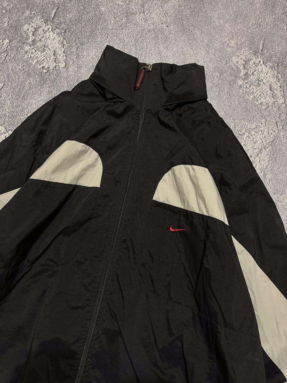 Nike × Vintage Vintage 90’s Nike Windbreaker Nylon Jacket Swoosh Size XXL Size US XXL / EU 58 / 5 - 3 Thumbnail