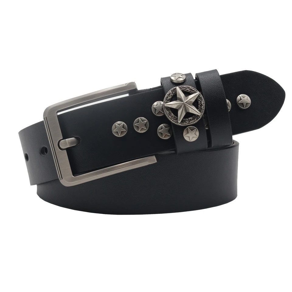 Vintage Studded Belt Punk Round Nail Rivet Luxury Size ONE SIZE - 5 Thumbnail