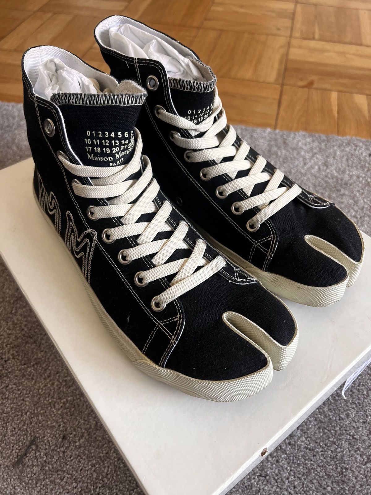 Maison Margiela Margiela High Top Tabi | Grailed