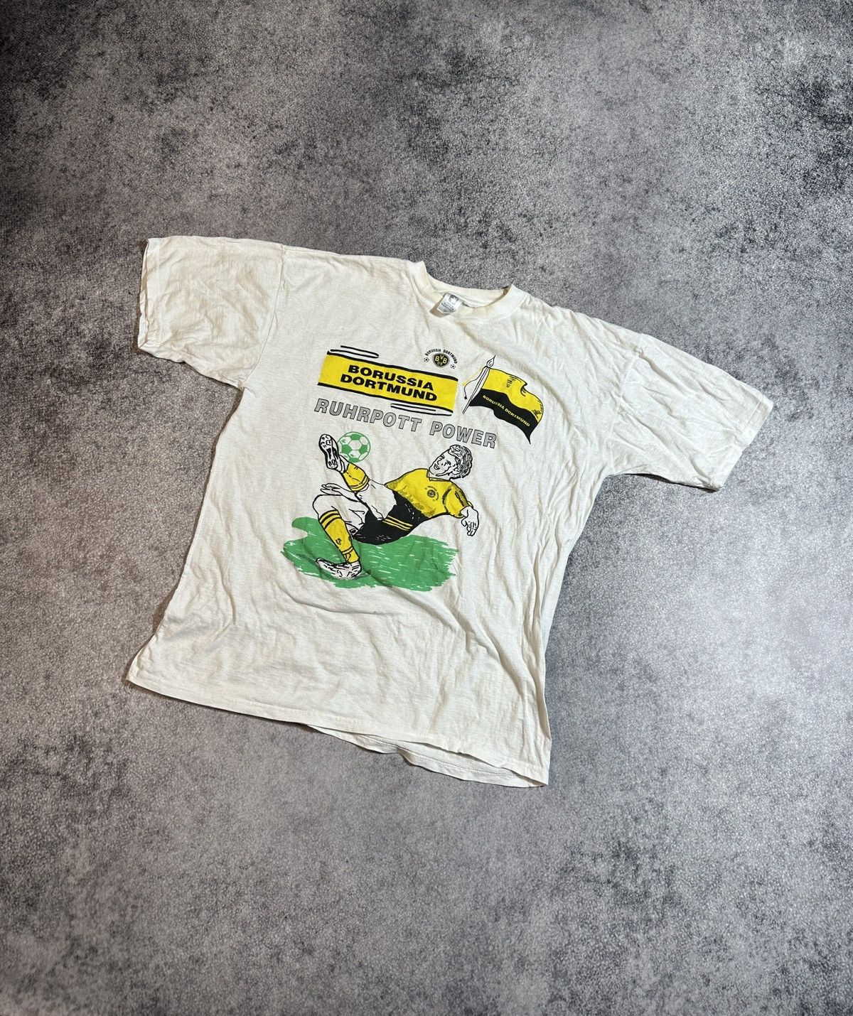 Vintage Vintage Borussia Dortmund Soccer T-shirt Rare M Merch Size US M / EU 48-50 / 2 - 1 Thumbnail