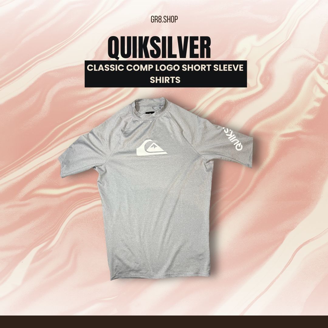 Quiksilver Quiksilver Classic Comp Logo Gray Short Sleeve Shirt UPF 50+ Size US L / EU 52-54 / 3 - 1 Thumbnail