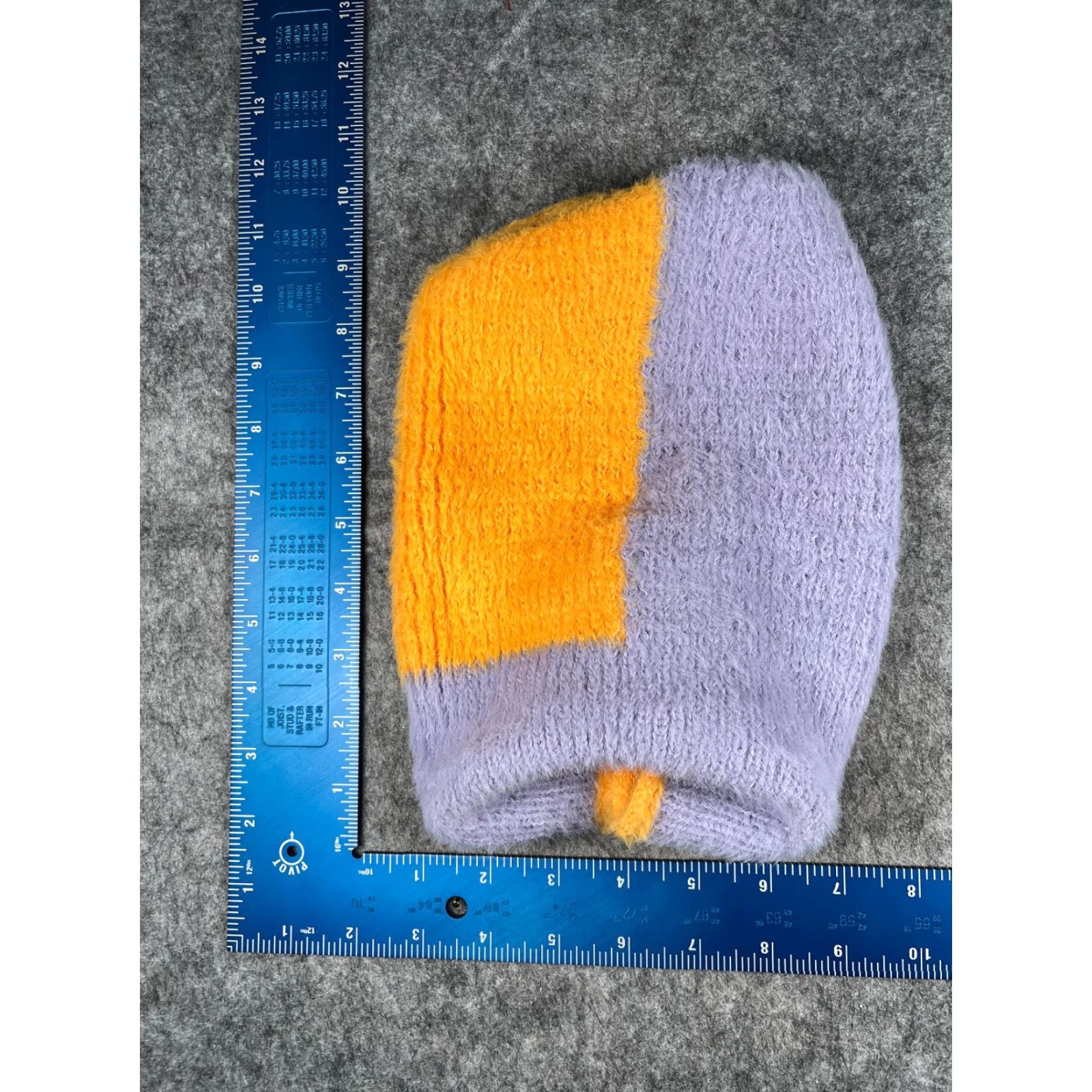 Vintage Wild Fable Beanie Women One Size Yellow Purple Knit Polyester Nylon Blend NEW Size ONE SIZE - 4 Thumbnail