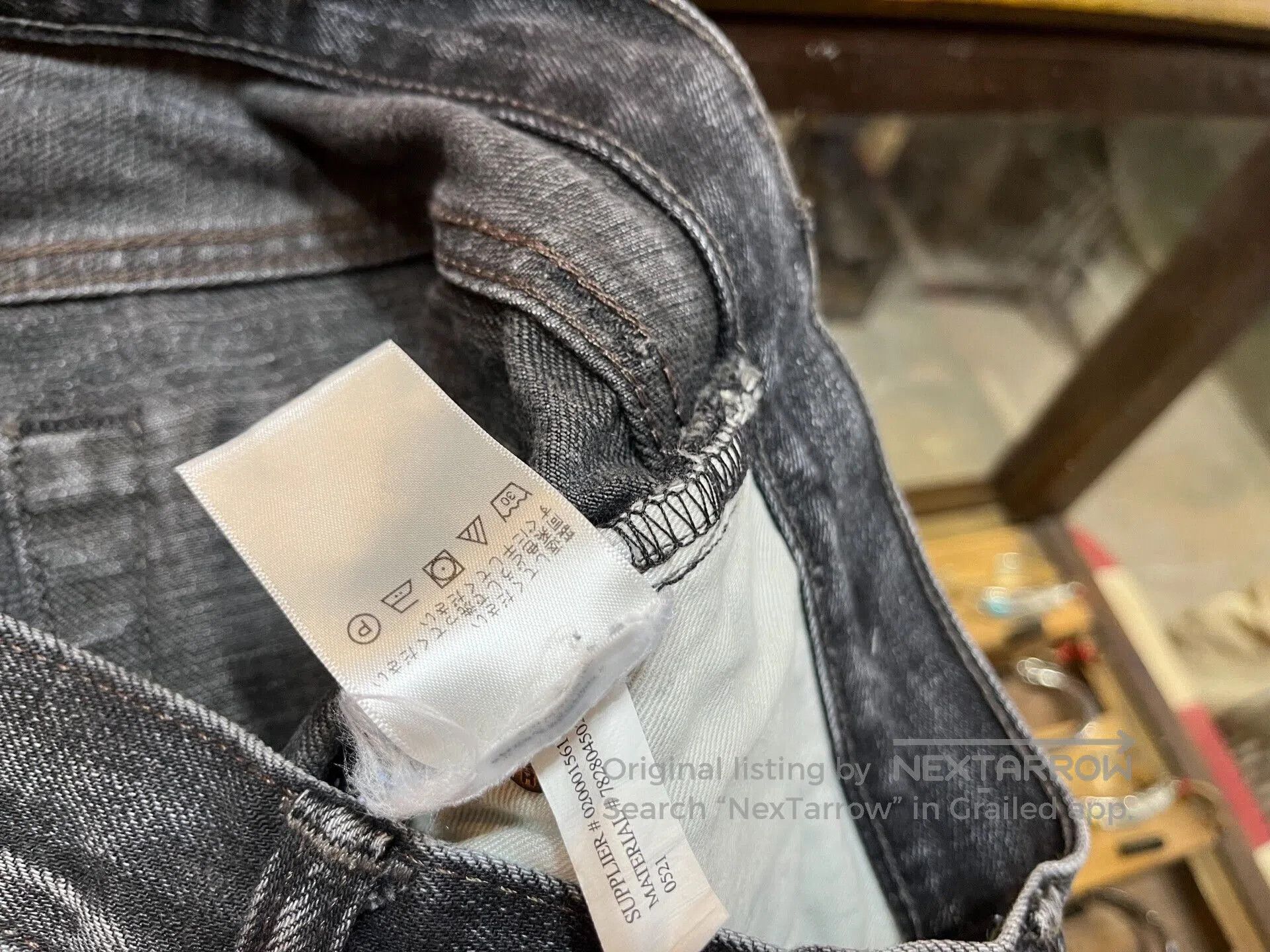 RRL Ralph Lauren double rl black denim jeans 30x30. Size US 30 / EU 46 - 5 Thumbnail