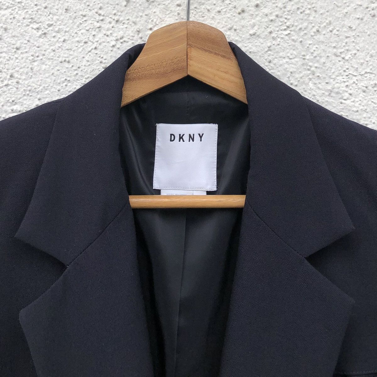 DKNY DKNY Black Layered Blazer Size S / US 4 / IT 40 - 14 Thumbnail